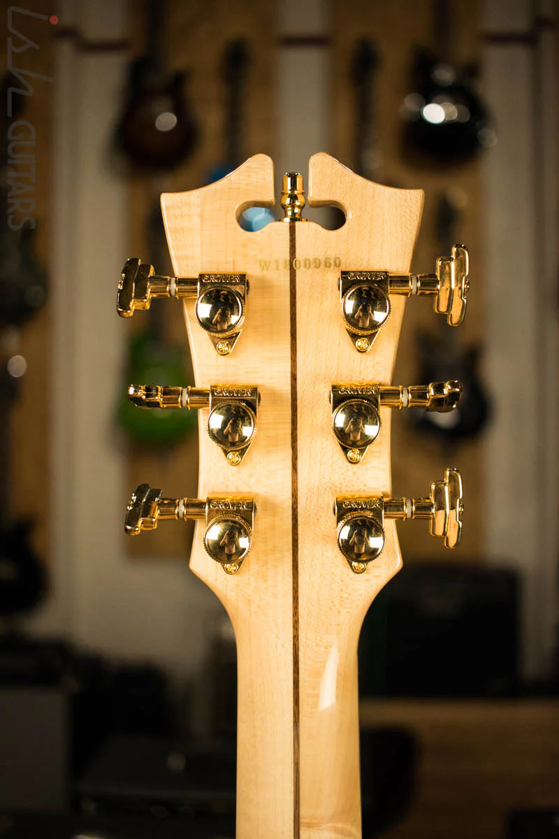 D'Angelico Deluxe Atlantic Electric Guitar Black - Image 9