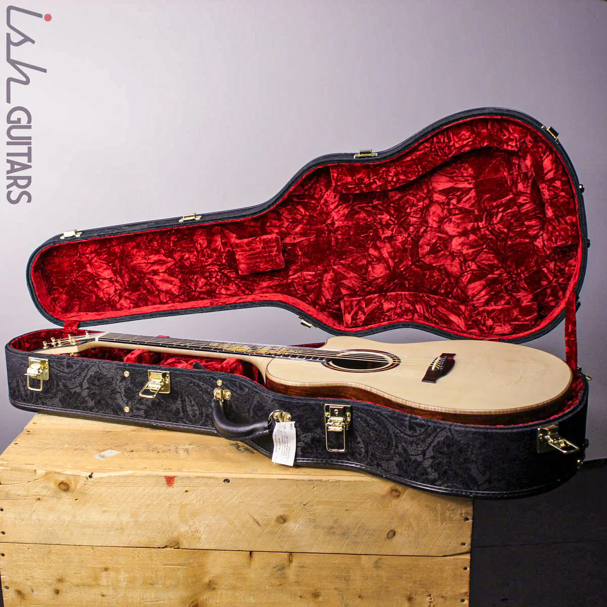 PRS Private Stock Angelus Acoustic Guitar Bear Claw Spruce Custom Inlay - Image 16