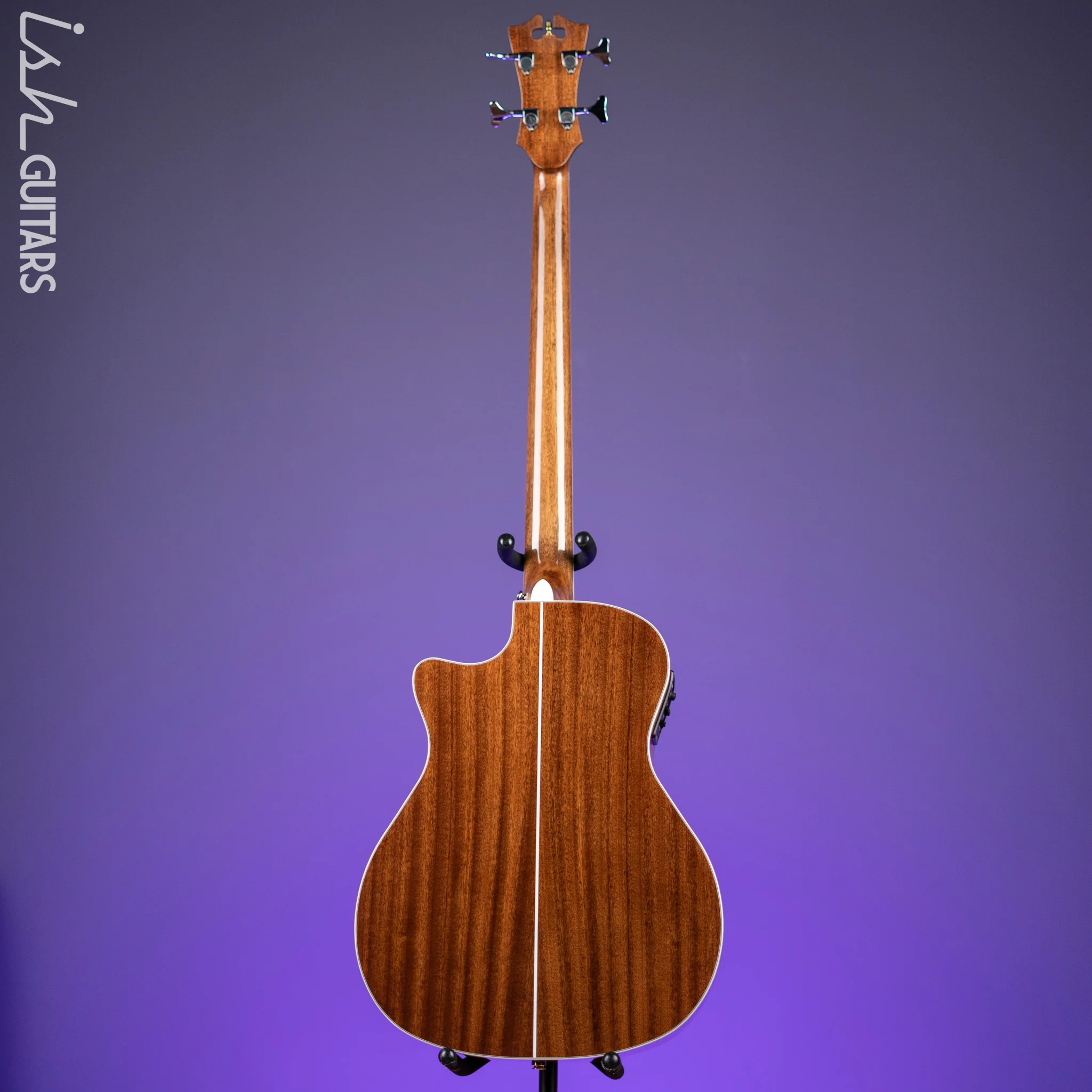 D’Angelico Premier DAPB700 Acoustic-Electric Bass Guitar Natural - Image 6