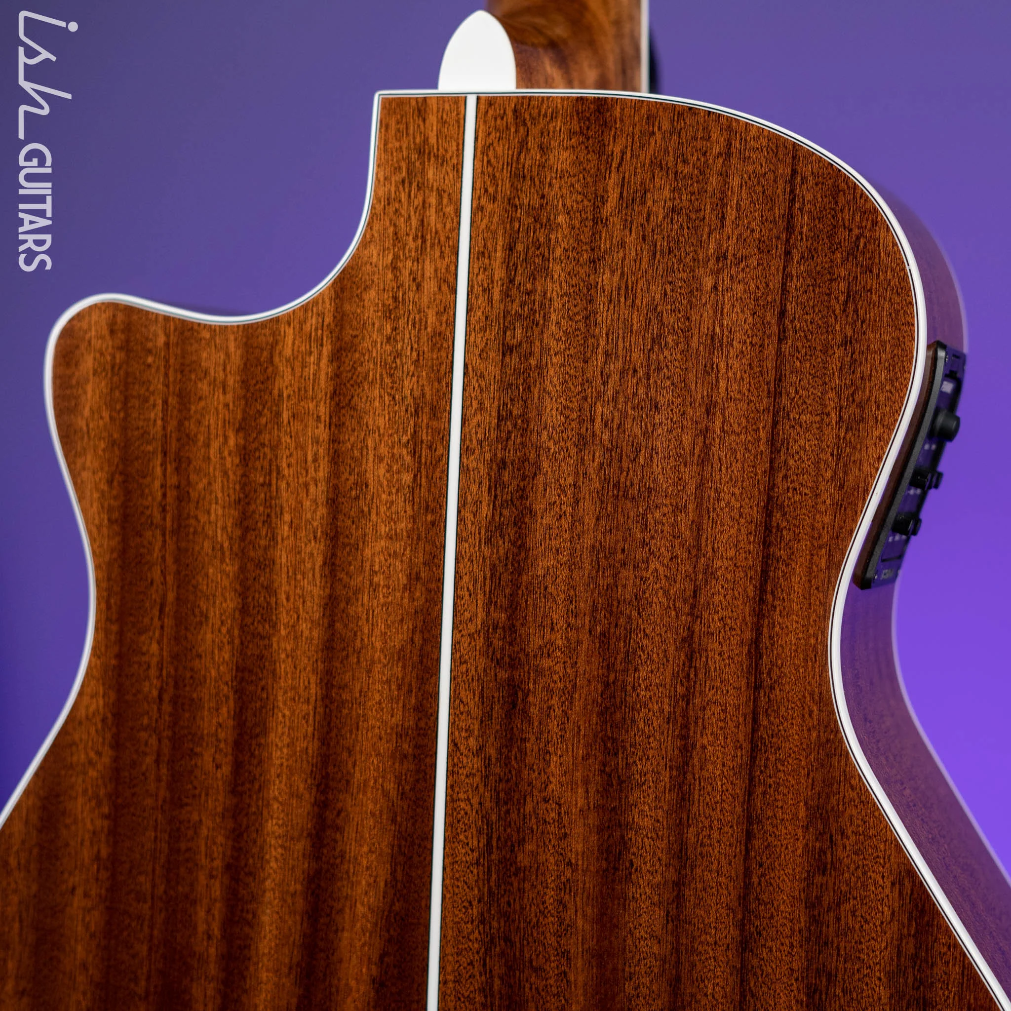 D’Angelico Premier DAPB700 Acoustic-Electric Bass Guitar Natural - Image 8