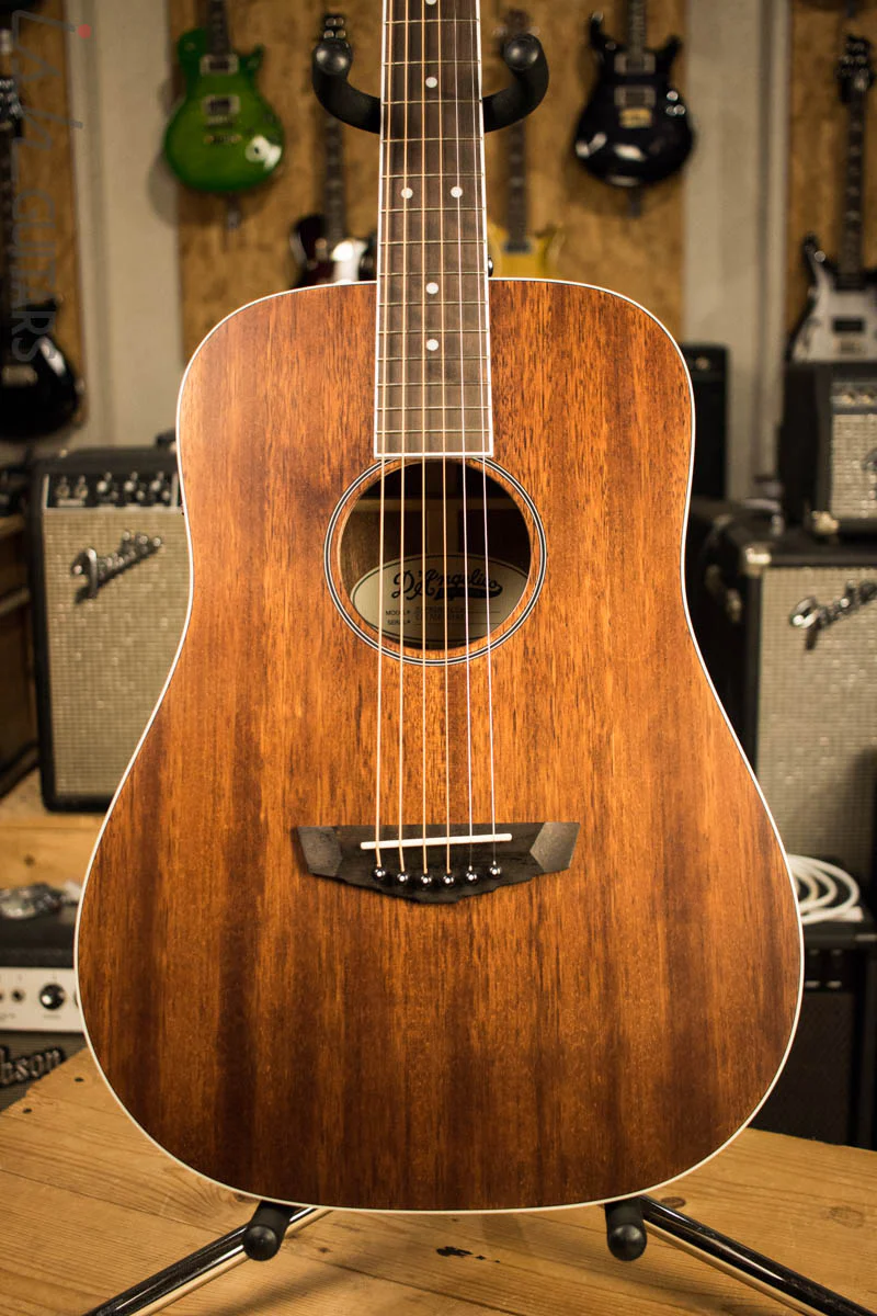 D’Angelico Premier Niagara Acoustic Guitar Natural Mahogany Finish