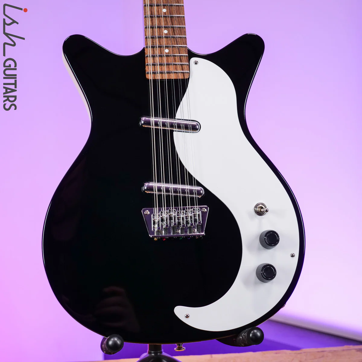 Danelectro 12SDC 12-String Electric Guitar Black