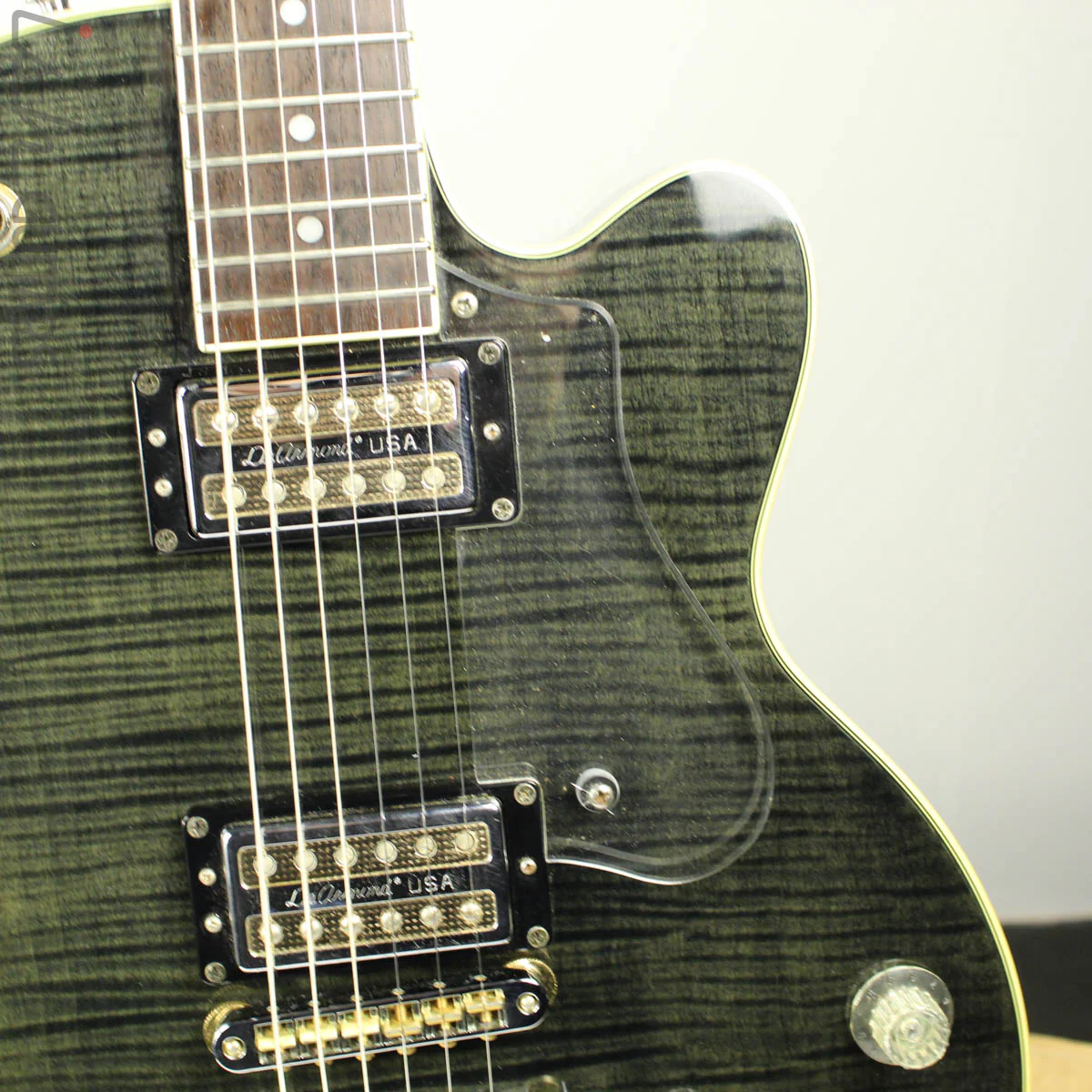 2001 DeArmond M-72 Transparent Black Flame Top - Image 5
