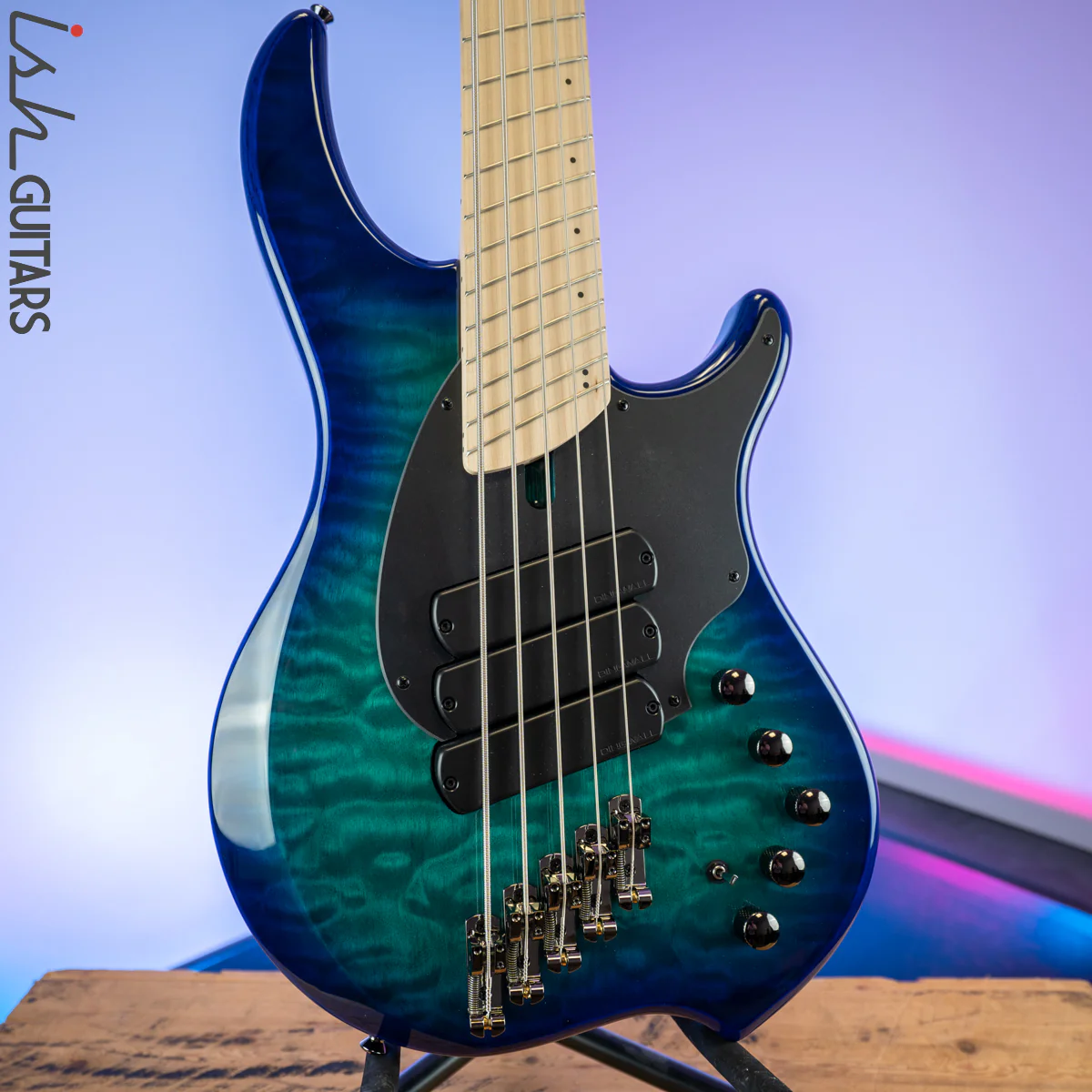 Dingwall Combustion 5-String 3 Pickup Whalepool Burst