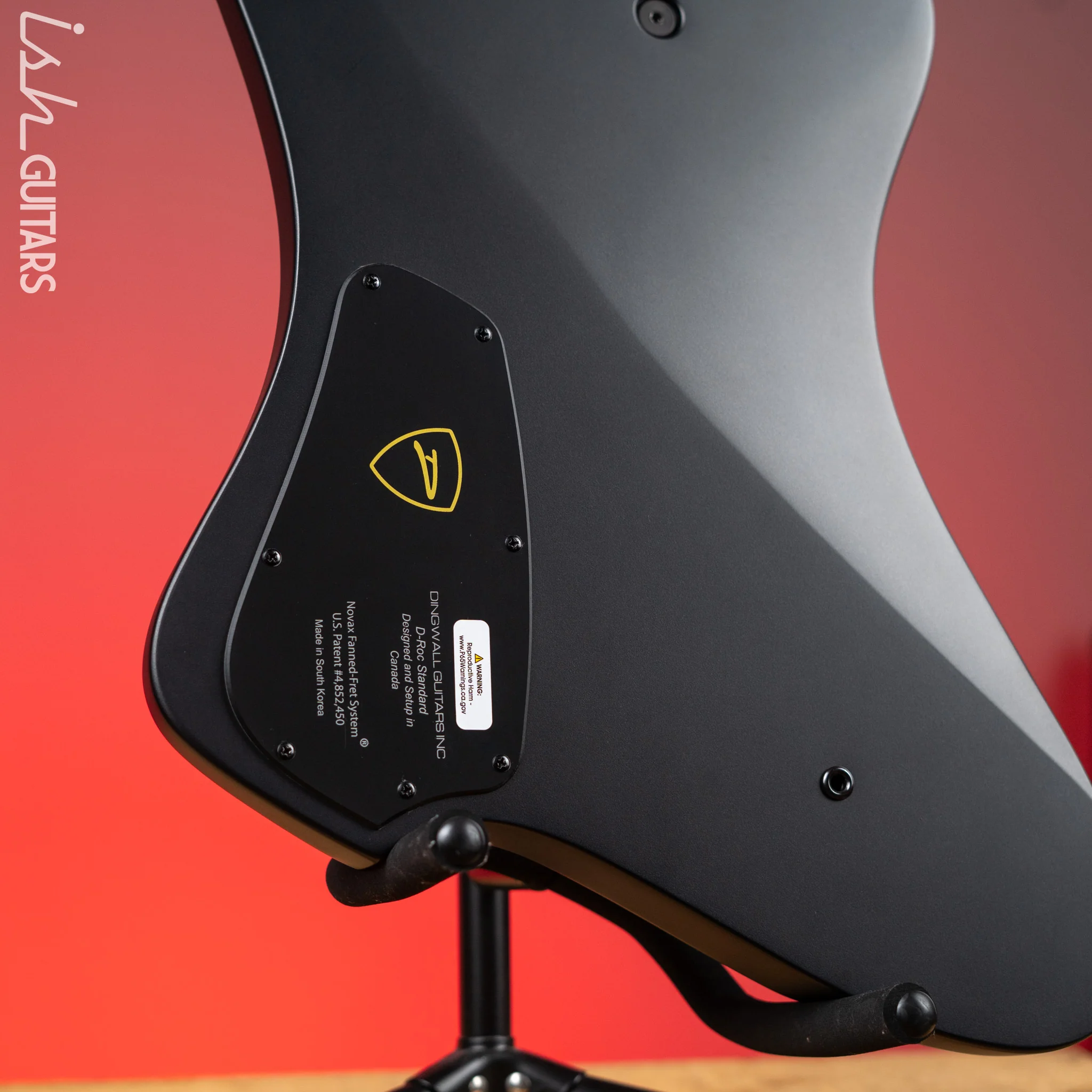 Dingwall D-Roc Standard 5-String Bass Metallic Black - Image 9