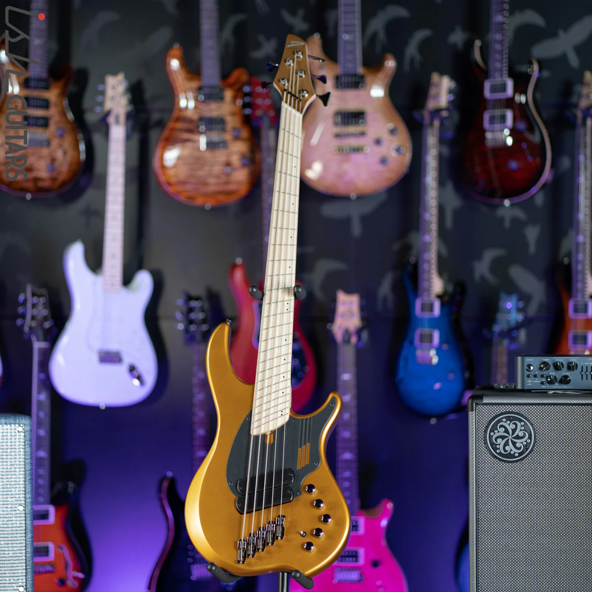 Dingwall NG-2 5-String Matte Gold Metallic Bass - Image 2