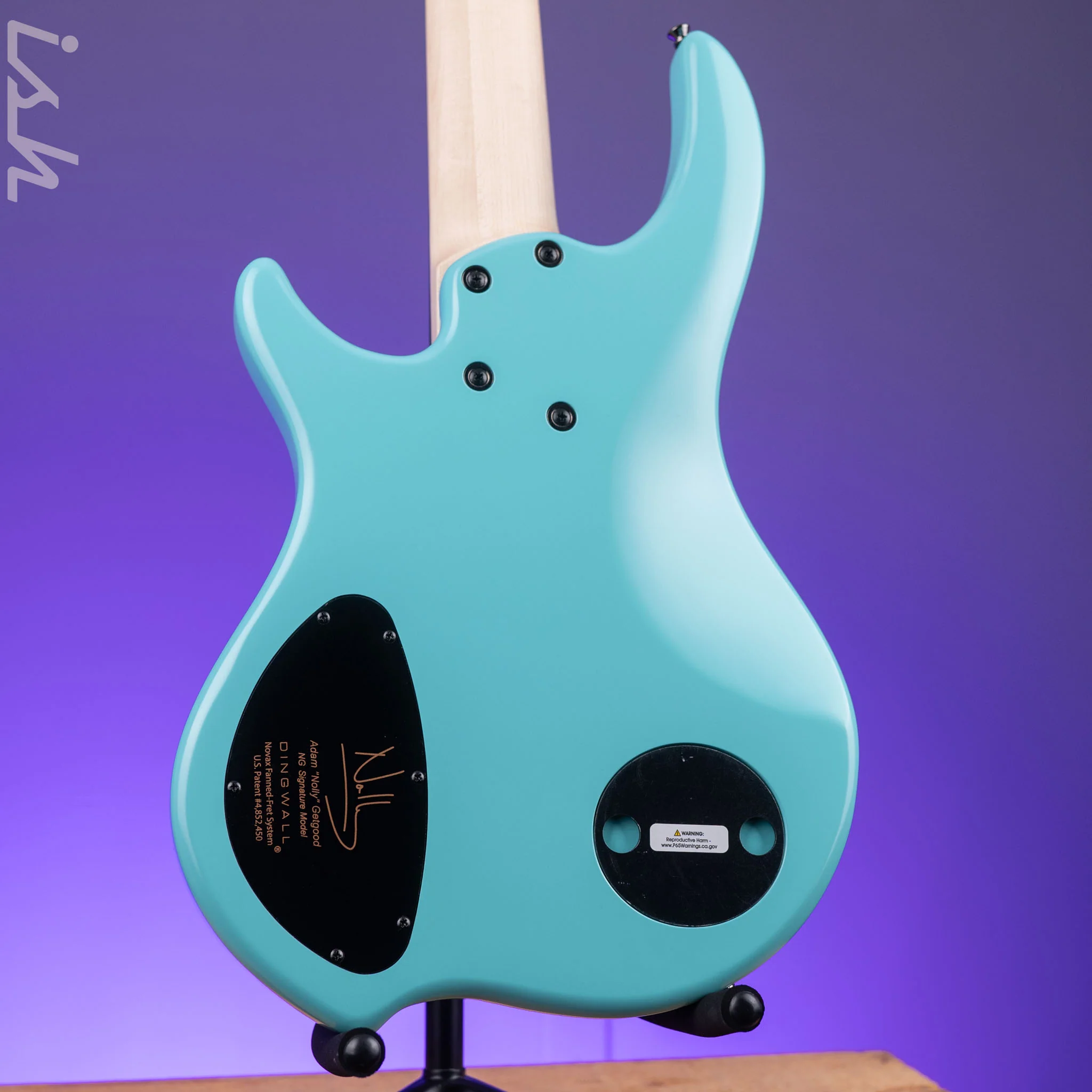 Dingwall NG-3 5-String Bass Guitar Matte Celestial Blue Demo - Image 7