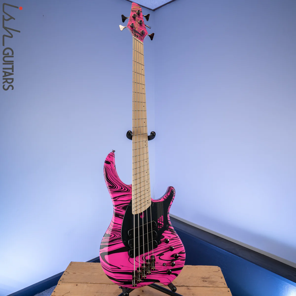 Dingwall NG-3 Matte Pink Swirl 5-String Bass B-Stock - Image 2
