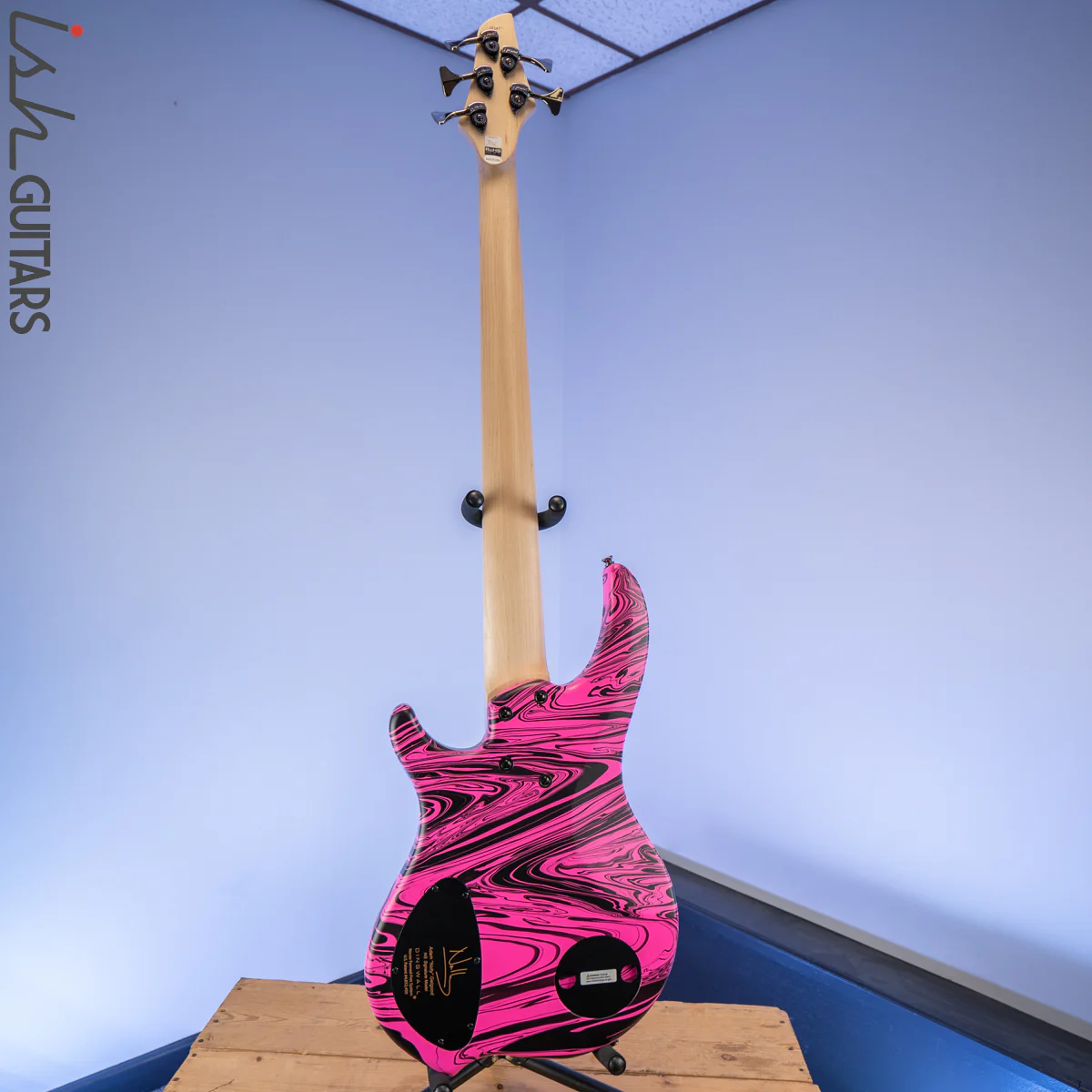 Dingwall NG-3 Matte Pink Swirl 5-String Bass B-Stock - Image 7