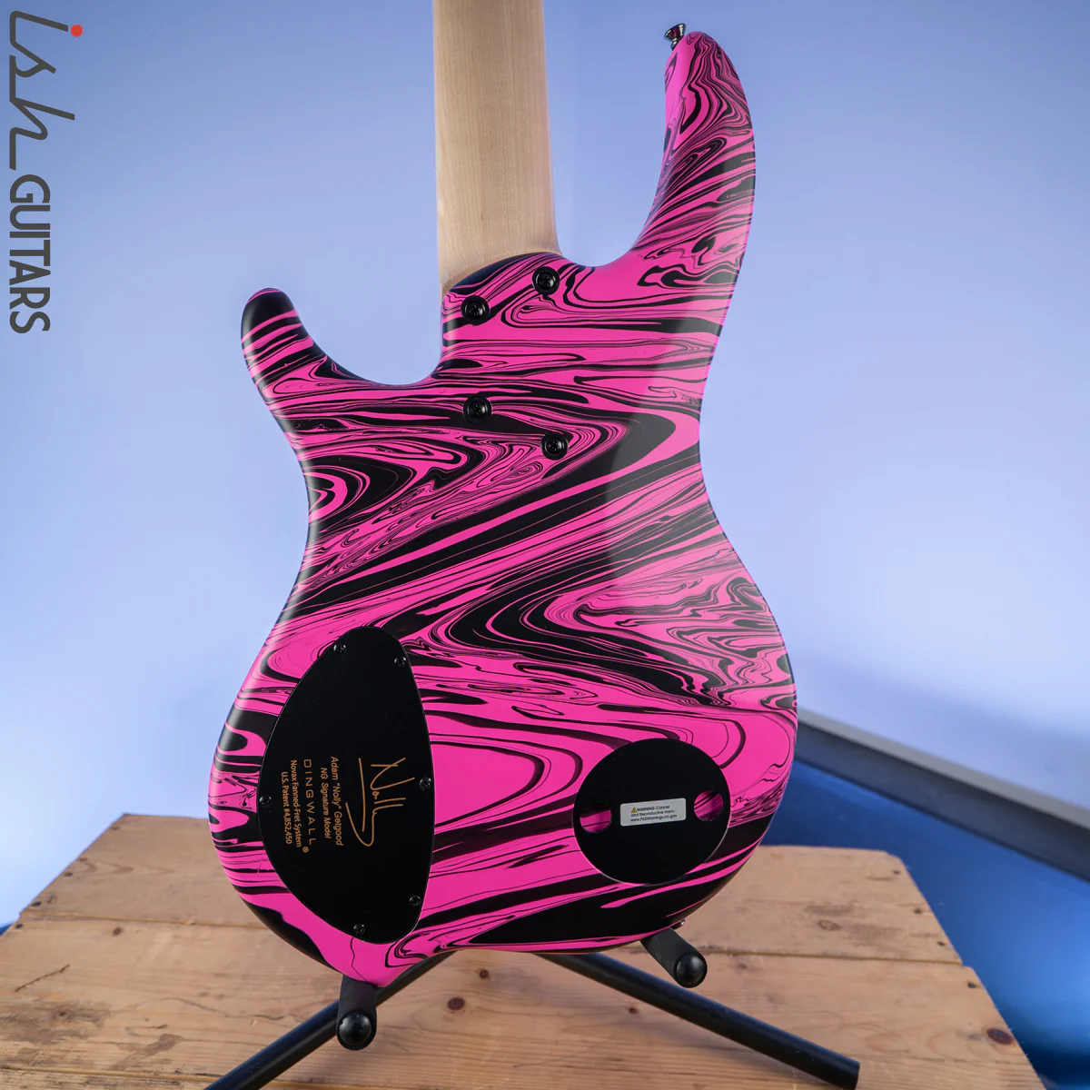 Dingwall NG-3 Matte Pink Swirl 5-String Bass B-Stock - Image 8