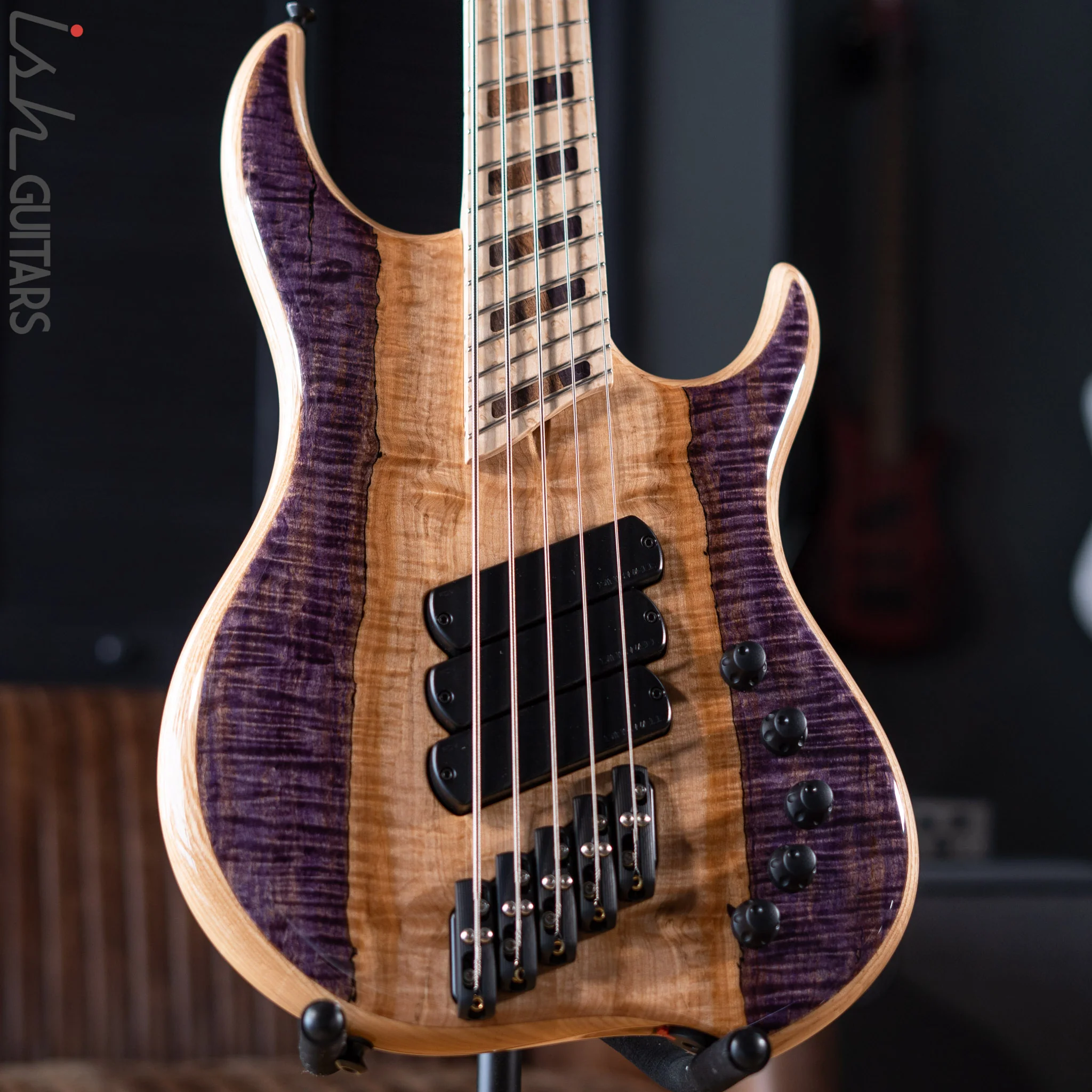 Dingwall Z3 5-String Bass Spalted Maple Purple Canyon Gloss Finish