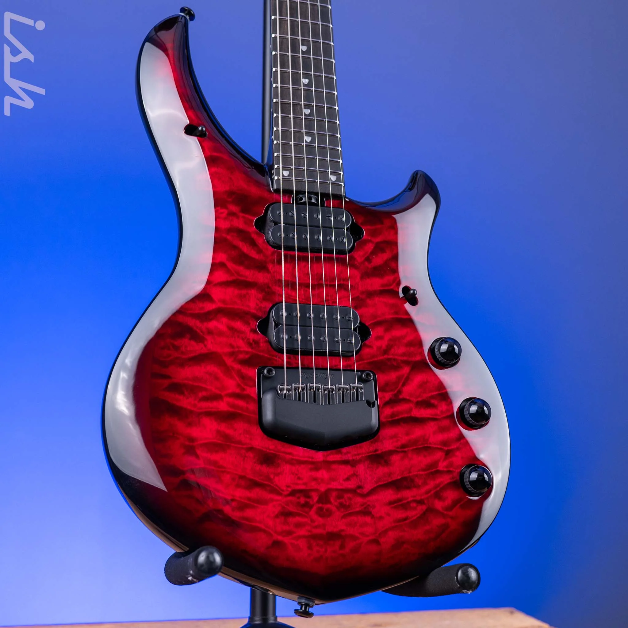 Ernie Ball Music Man BFR John Petrucci Majesty 6 Electric Guitar Red Nebula