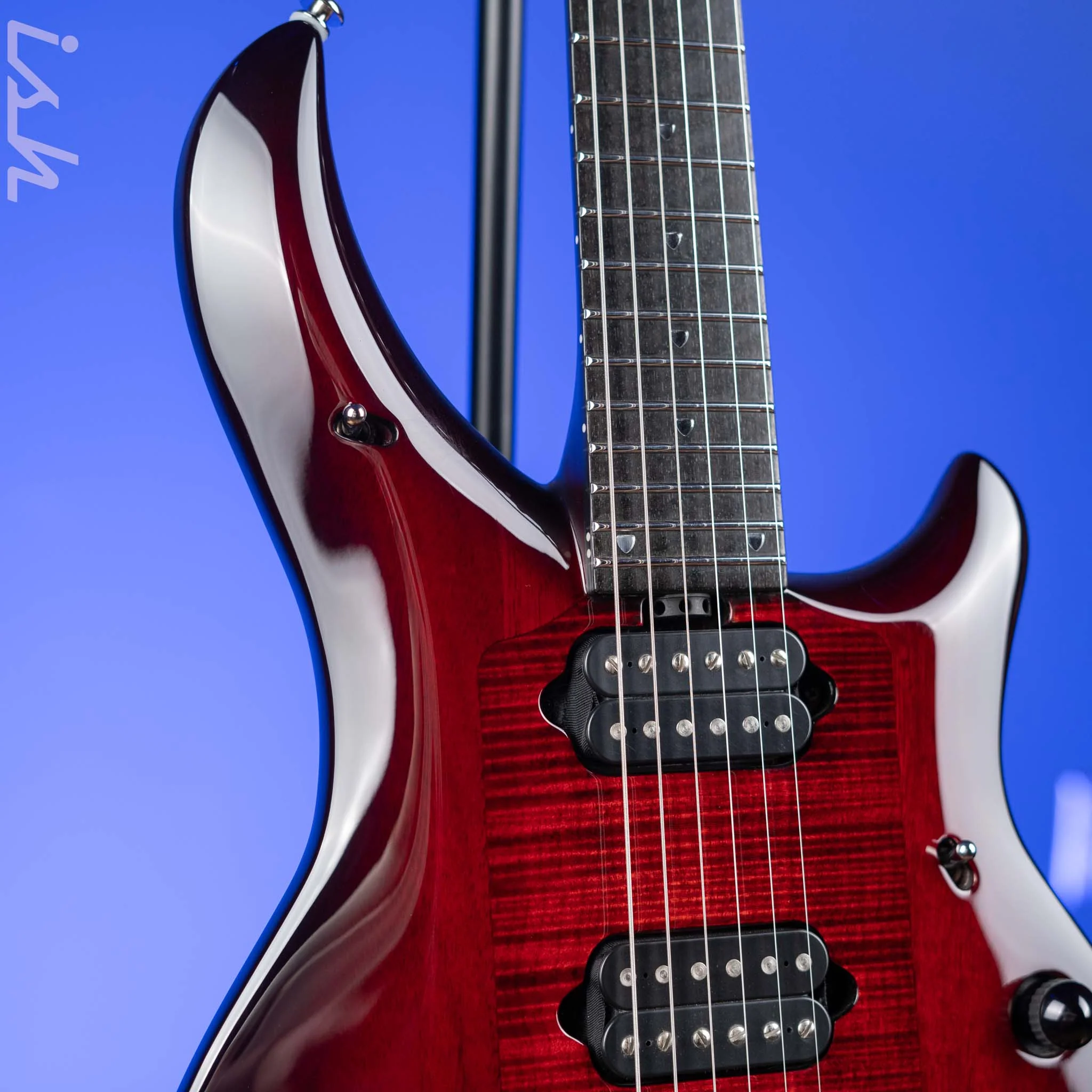 2017 Ernie Ball Music Man John Petrucci Majesty Monarchy 6 Royal Red - Image 3