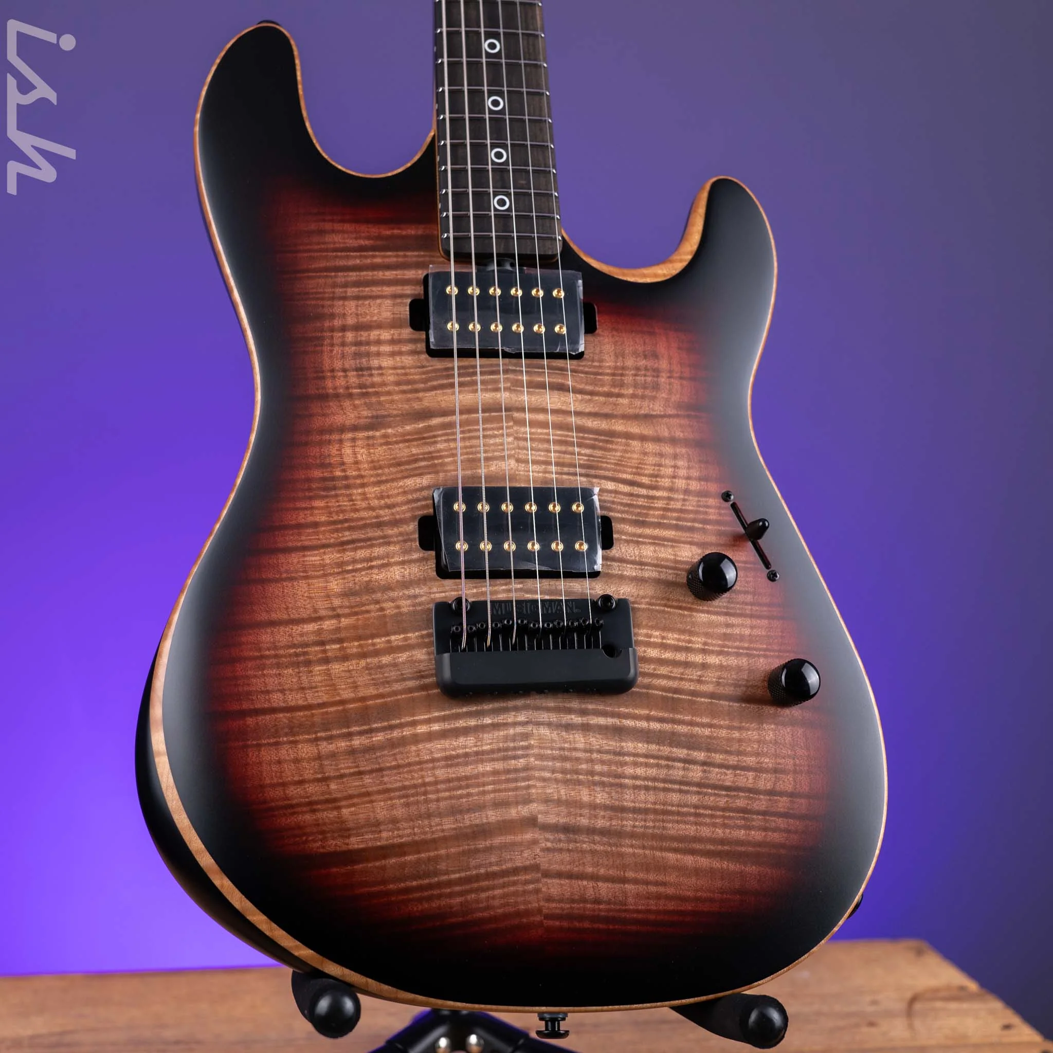 Ernie Ball Music Man Rabea Massaad Sabre HH Vileblood Burst