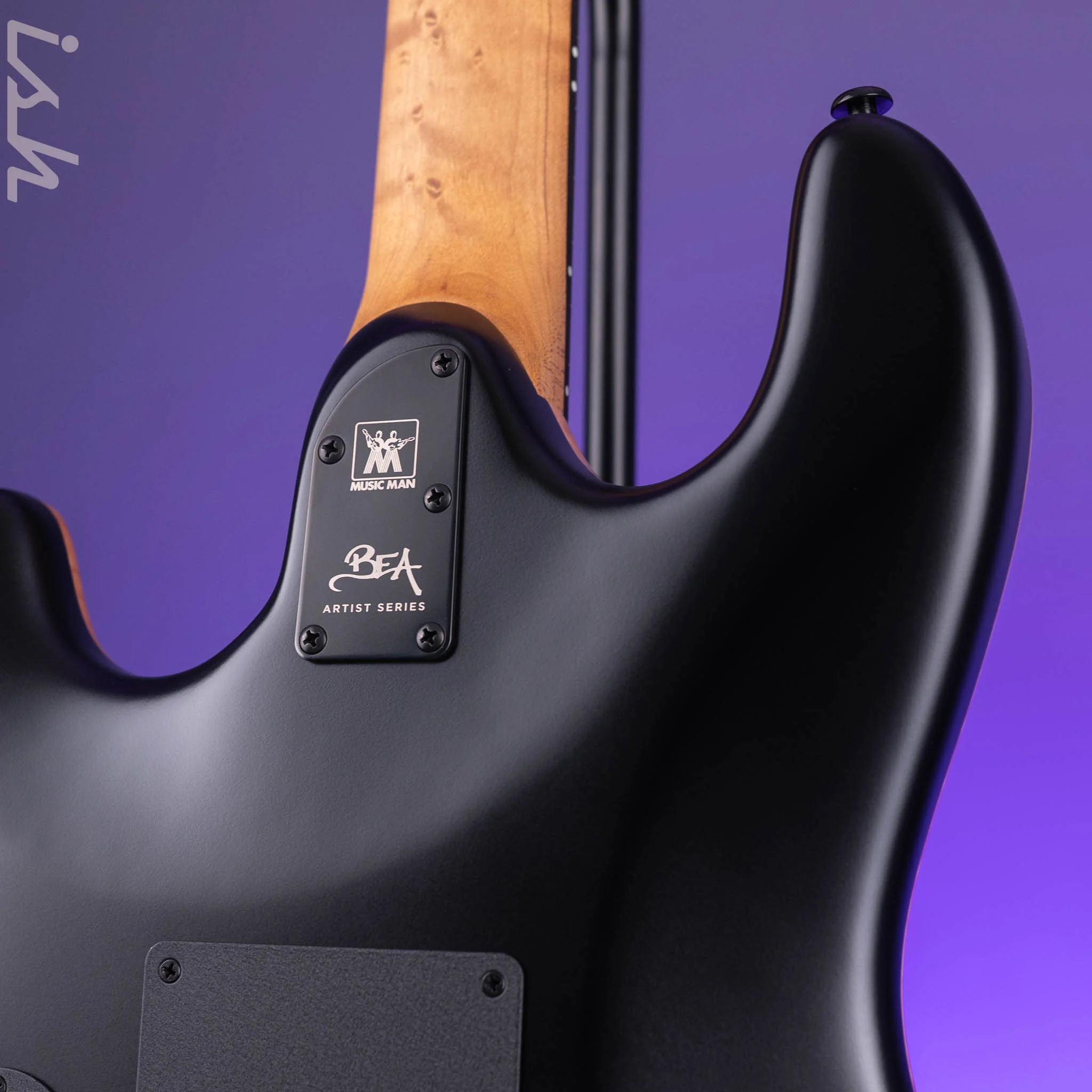 Ernie Ball Music Man Rabea Massaad Sabre HH Vileblood Burst - Image 9