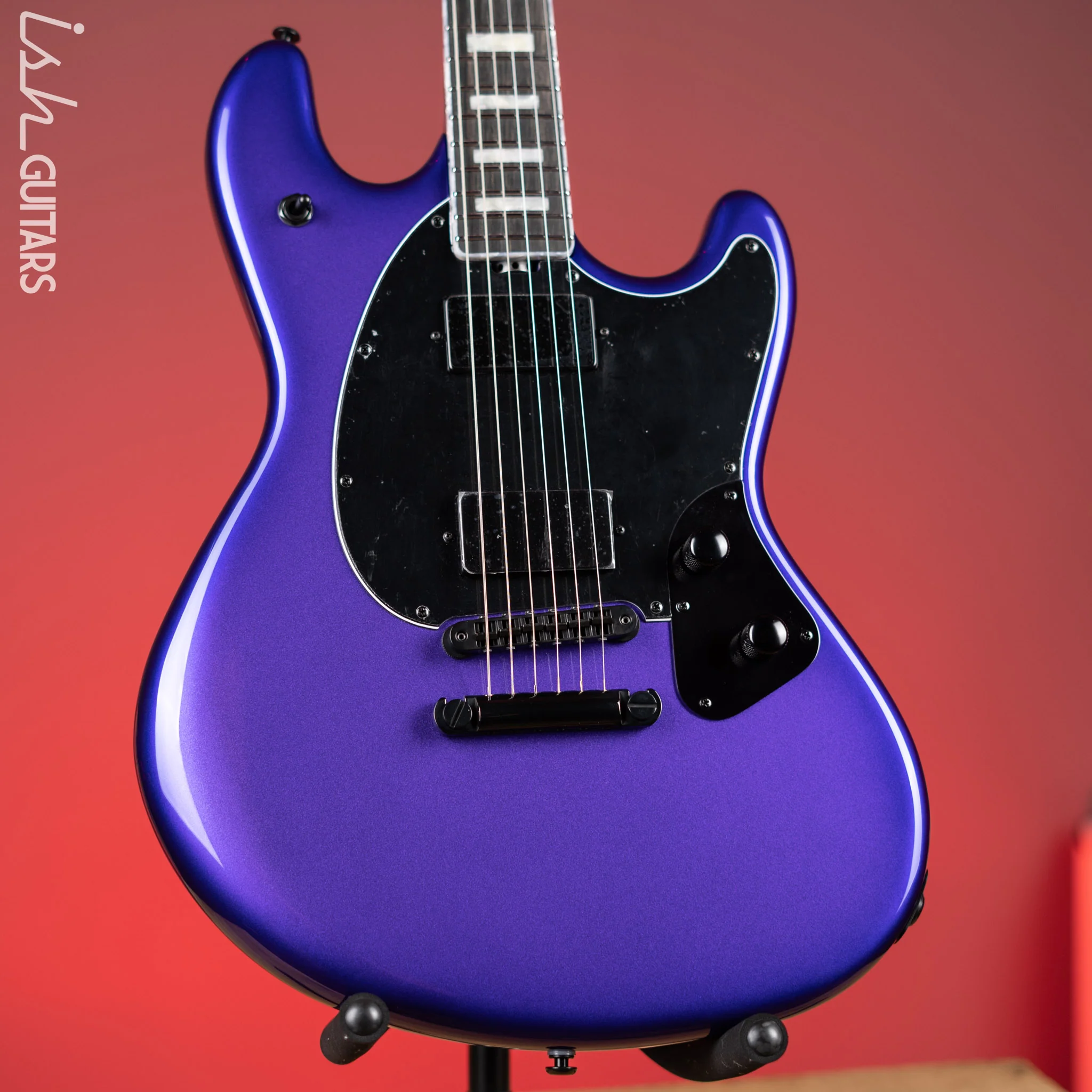 Ernie Ball Music Man Sting Ray HT Electric Guitar Plum Crazy Burst BFR