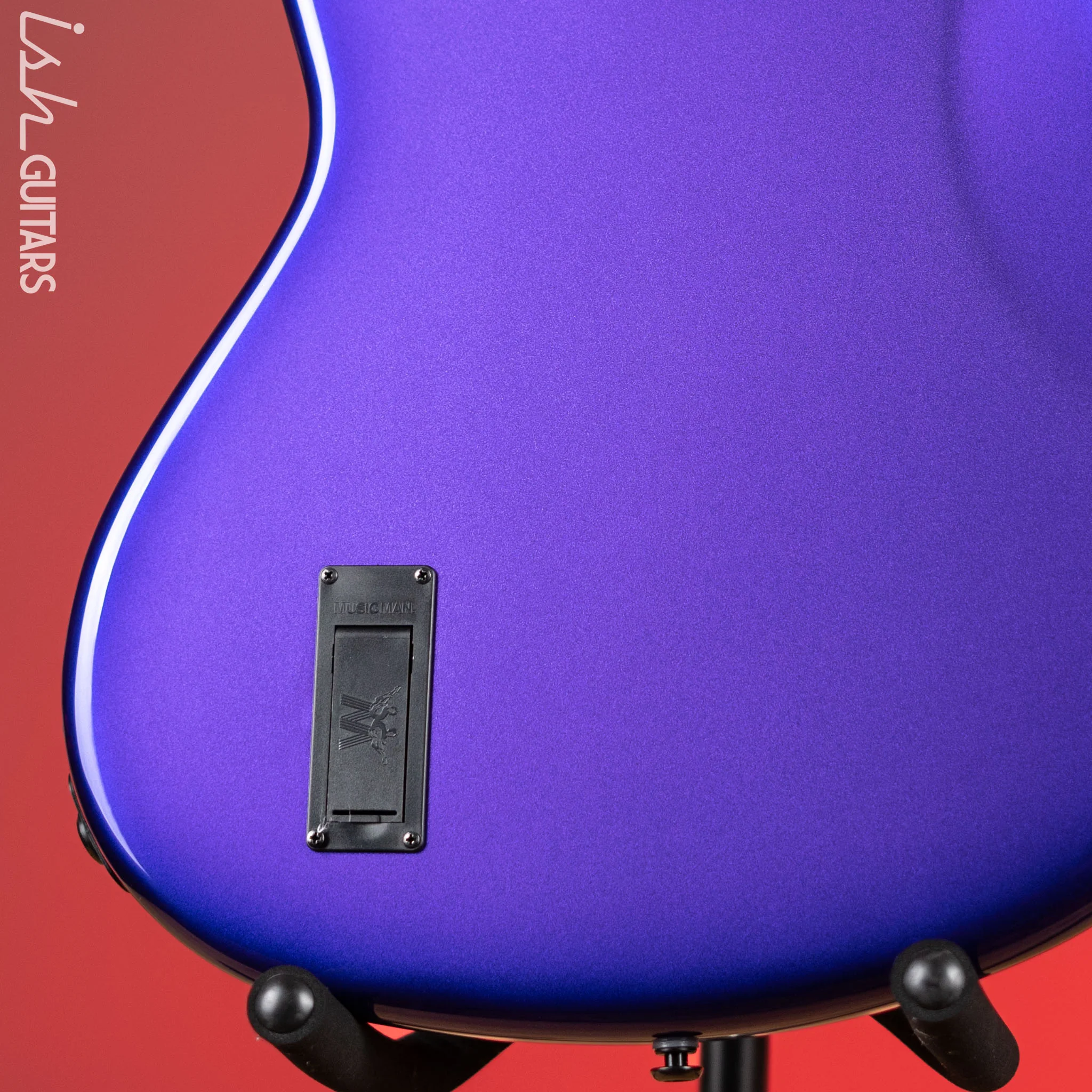 Ernie Ball Music Man Sting Ray HT Electric Guitar Plum Crazy Burst BFR - Image 9