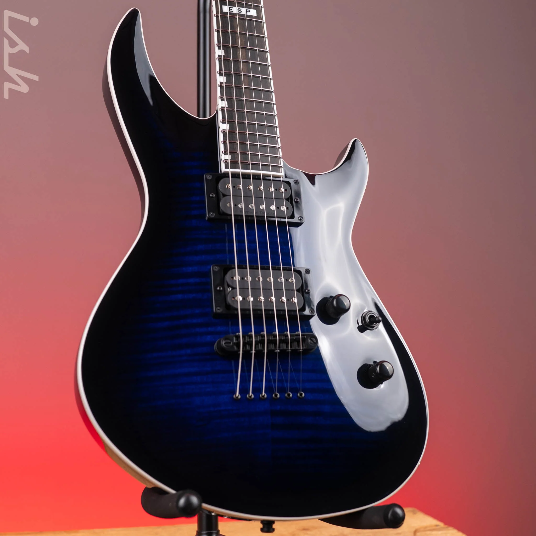 ESP E-II Horizon-III FM Reindeer Blue Demo
