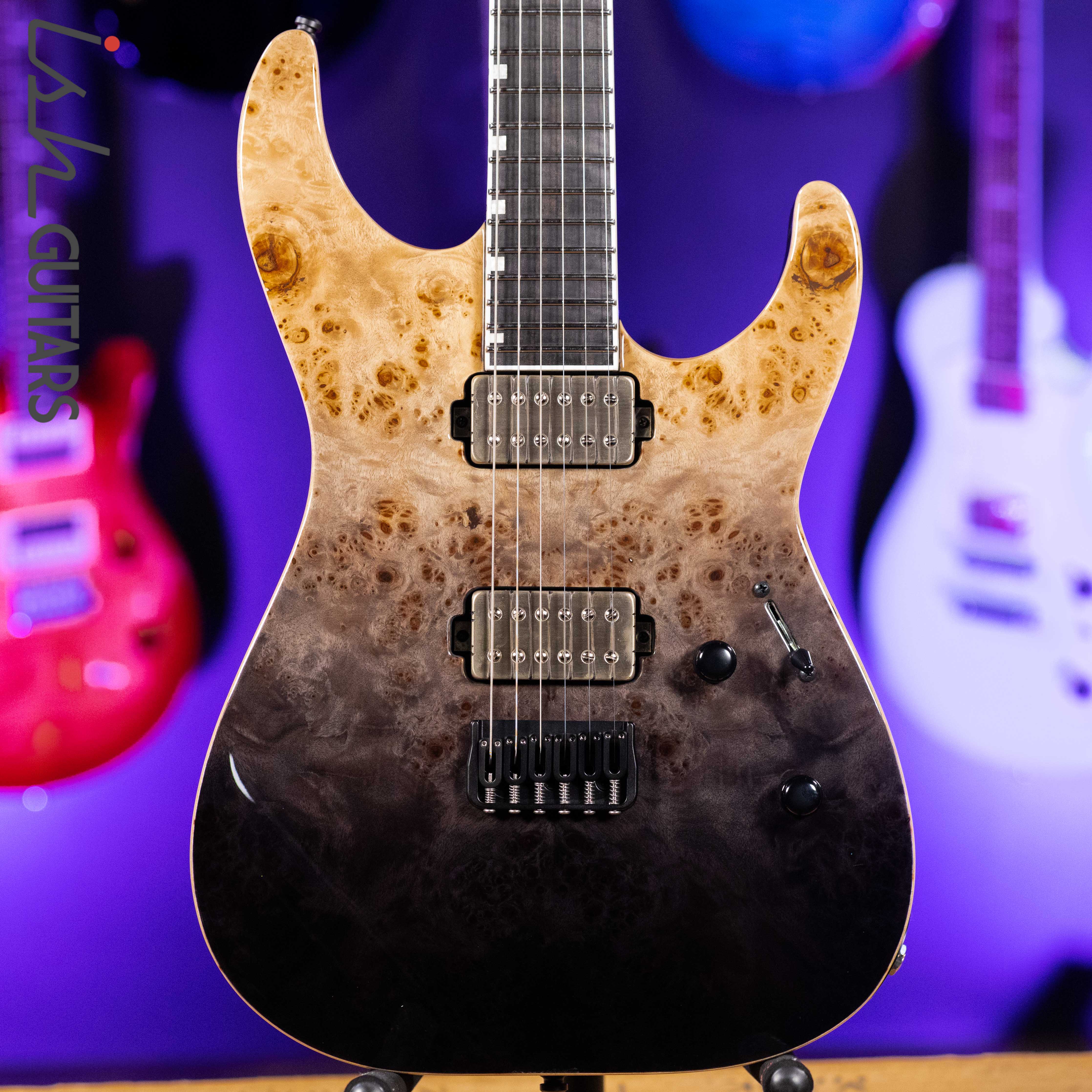 ESP E-II M-II NT Black Natural Fade Gloss Demo