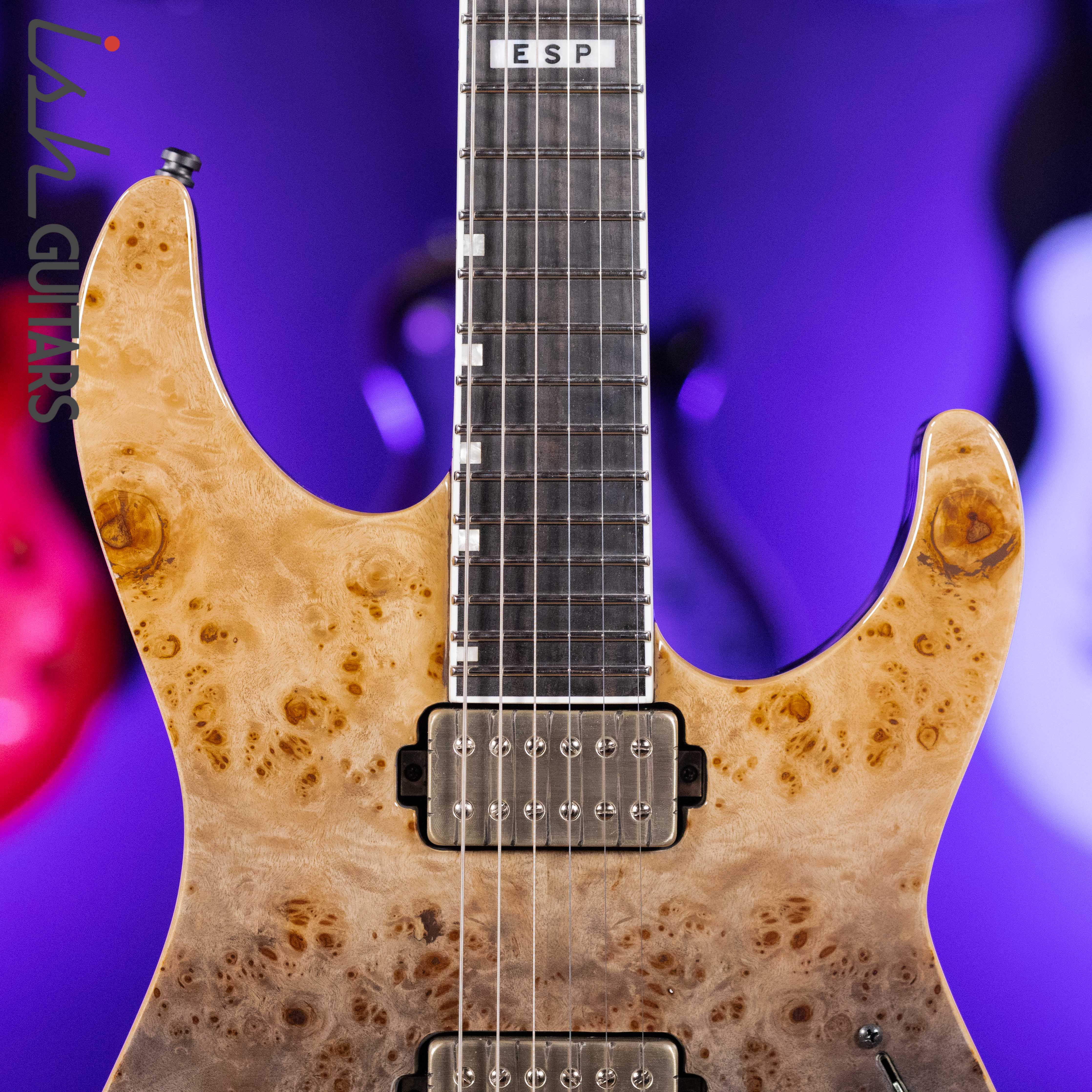 ESP E-II M-II NT Black Natural Fade Gloss Demo - Image 3