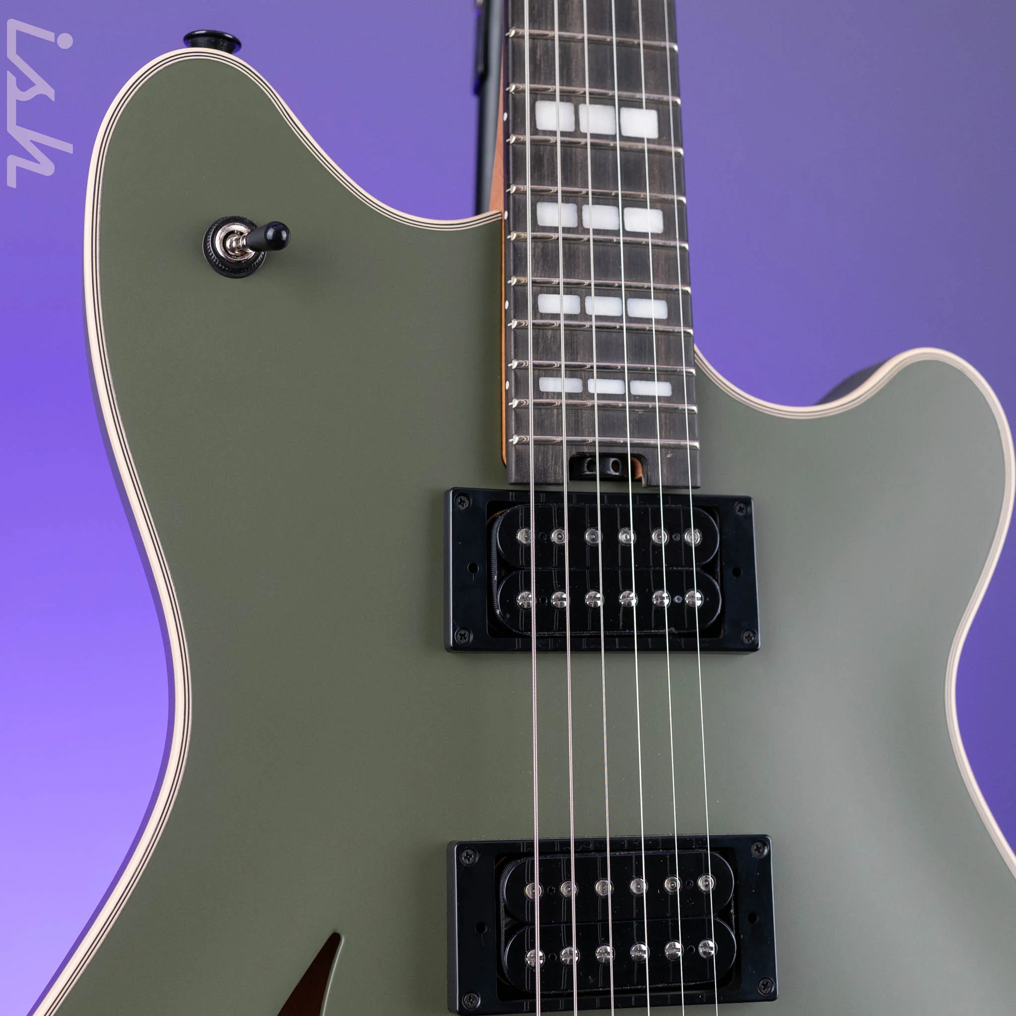EVH SA-126 Special Electric Guitar Matte Army Drab Demo - Image 3