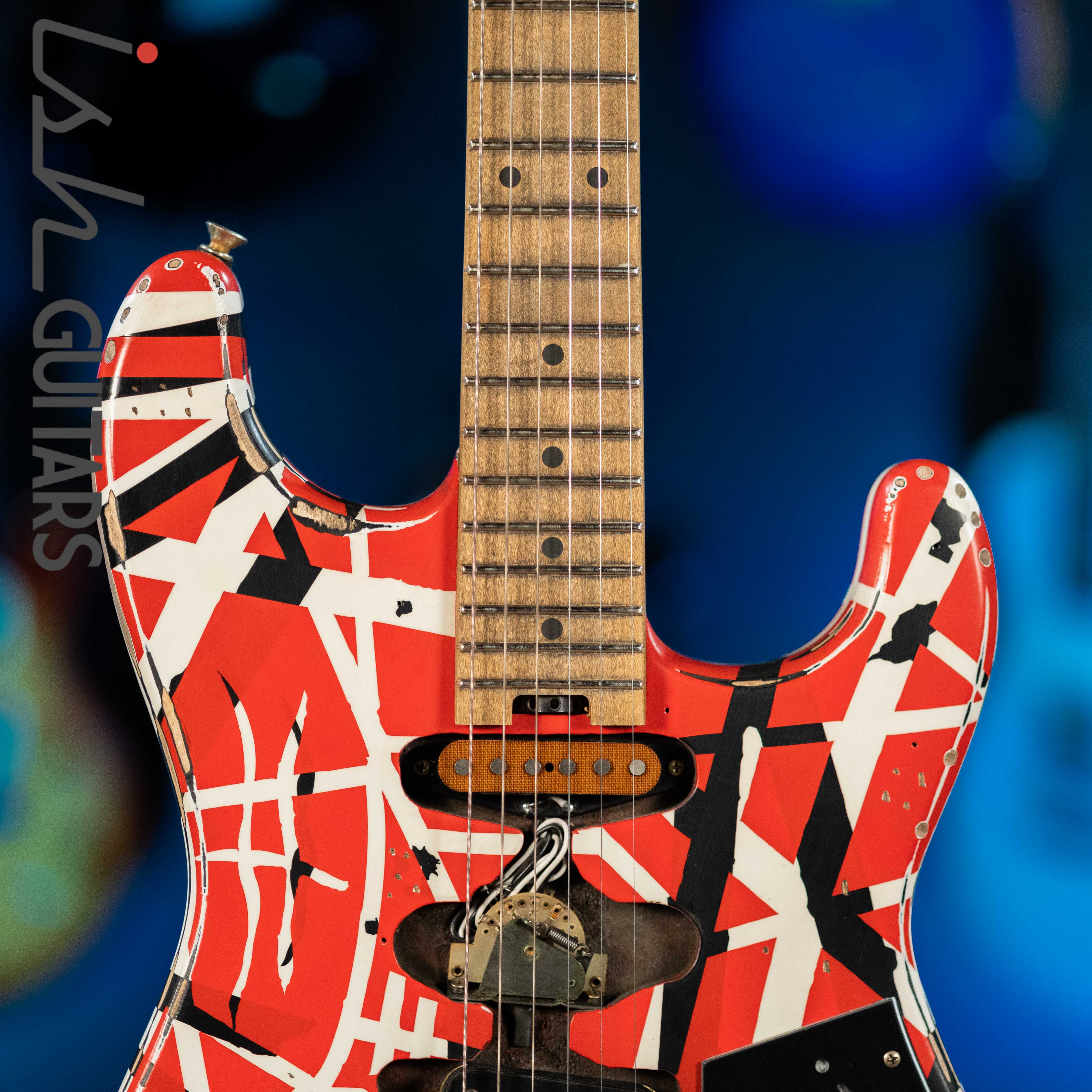 EVH Striped Series Frankenstein Frankie Relic Demo - Image 3