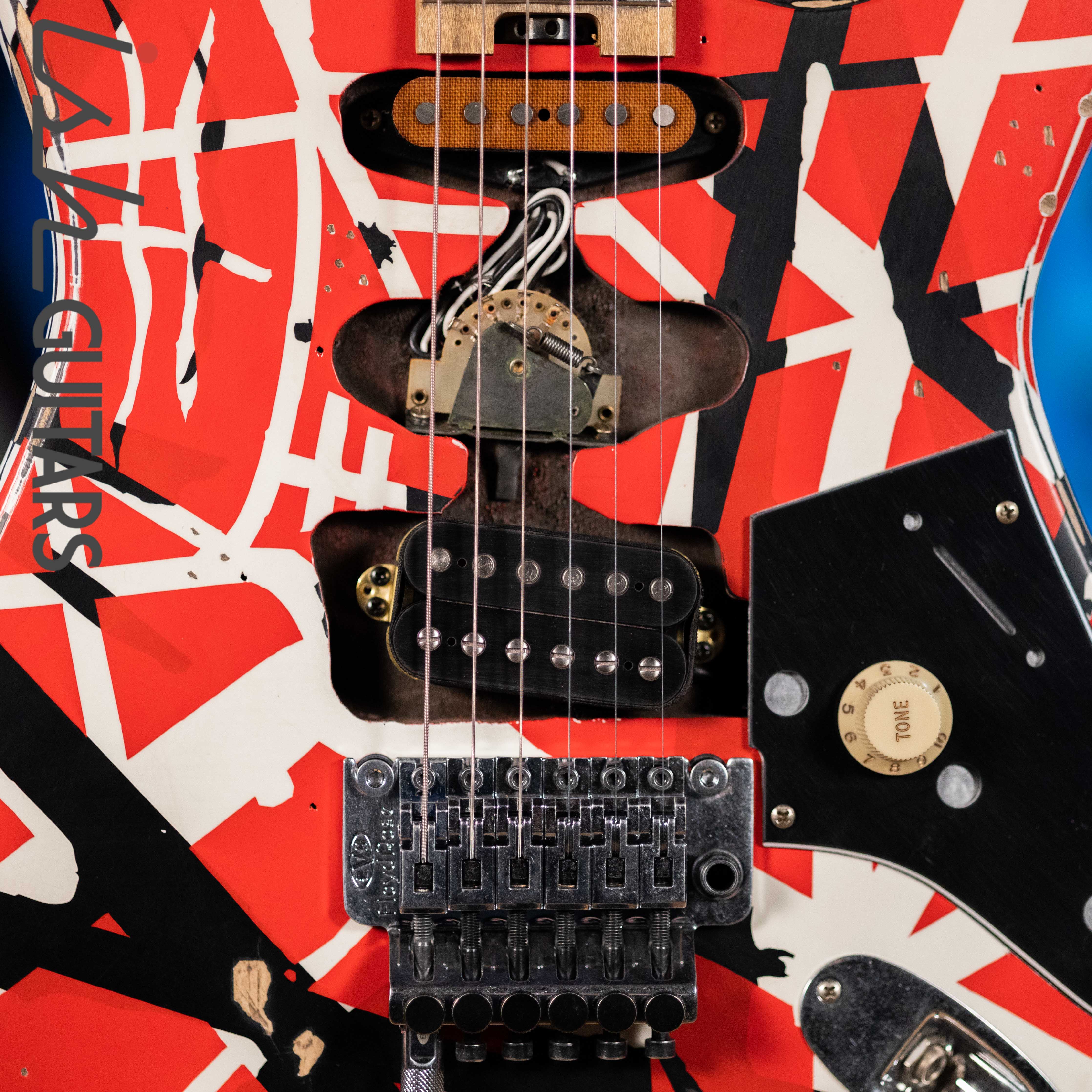 EVH Striped Series Frankenstein Frankie Relic Demo - Image 4