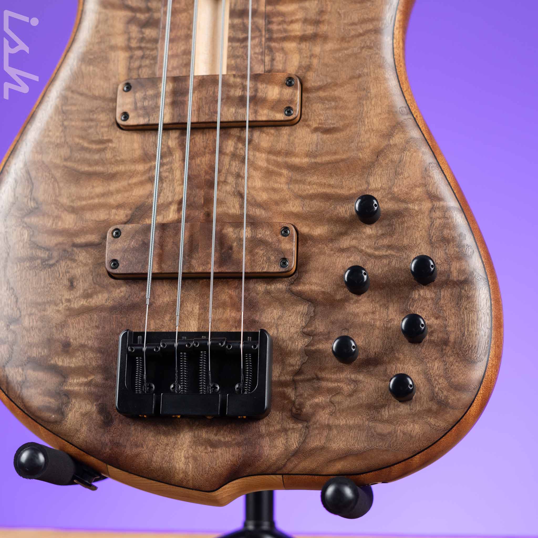 F Bass BN4 4-String Bass Claro Walnut Natural - Image 4