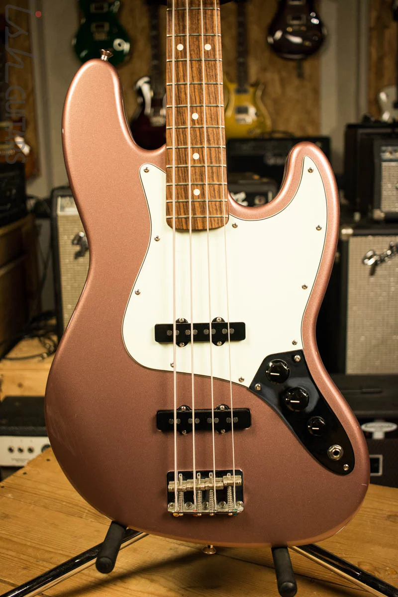 2003 Fender Jazz Bass FSR Burgundy Mist Metallic MIM #37