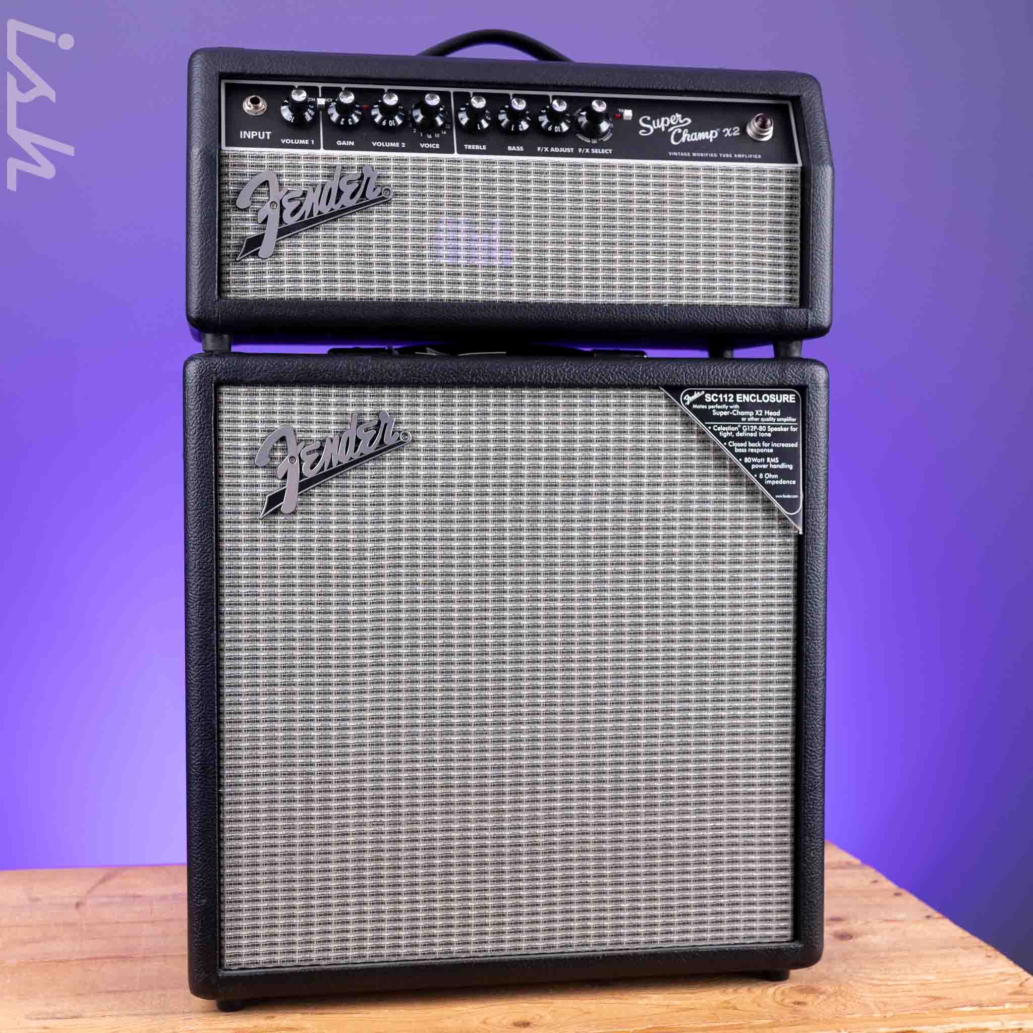 Fender Super Champ x2 Vintage Modified Tube Amplifier w/ Fender SC112 Cabinet