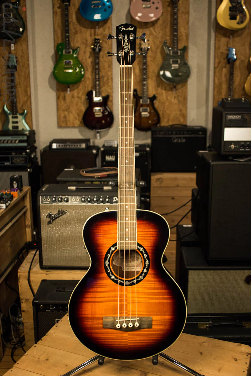 Fender T-Bucket Grand Concert Acoustic-Electric Bass 3-Color Sunburst - Image 2