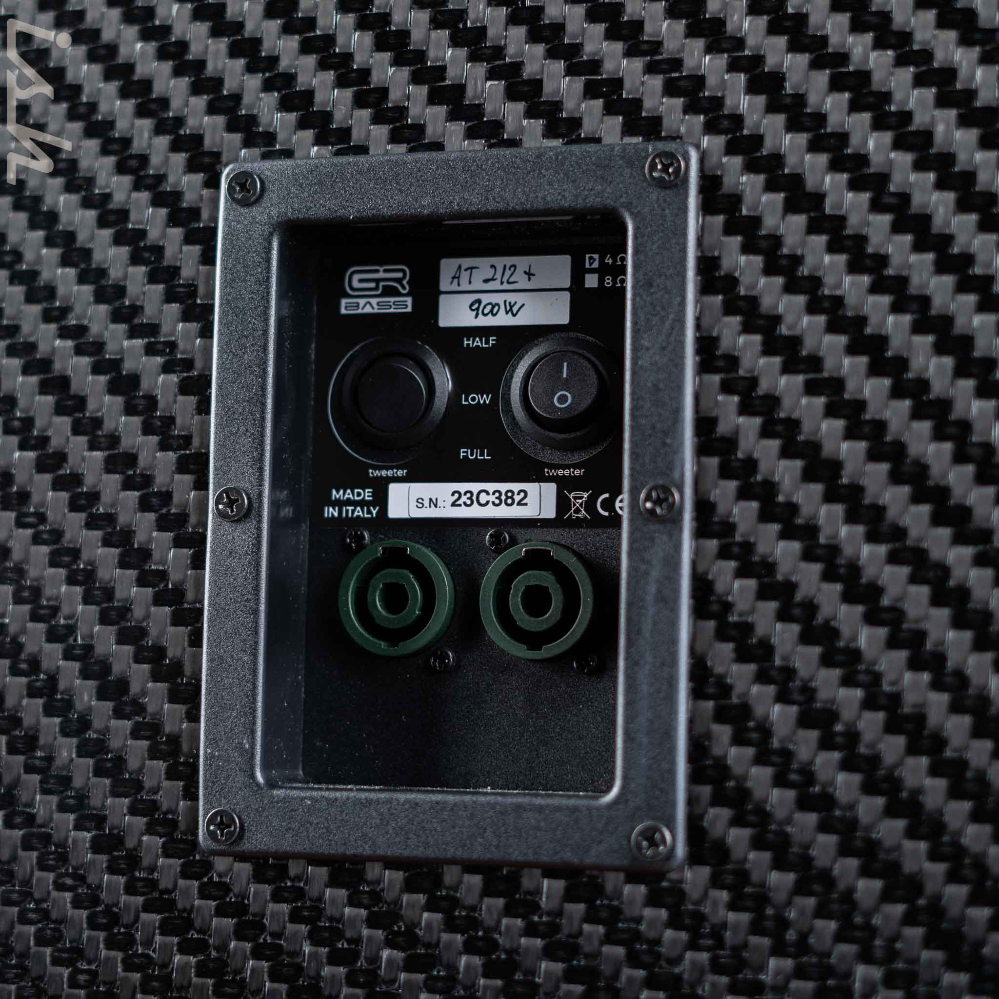 GR Bass AT 212+ 900W 4 Ohm Bass Cabinet Black Carbon Fiber - Image 4
