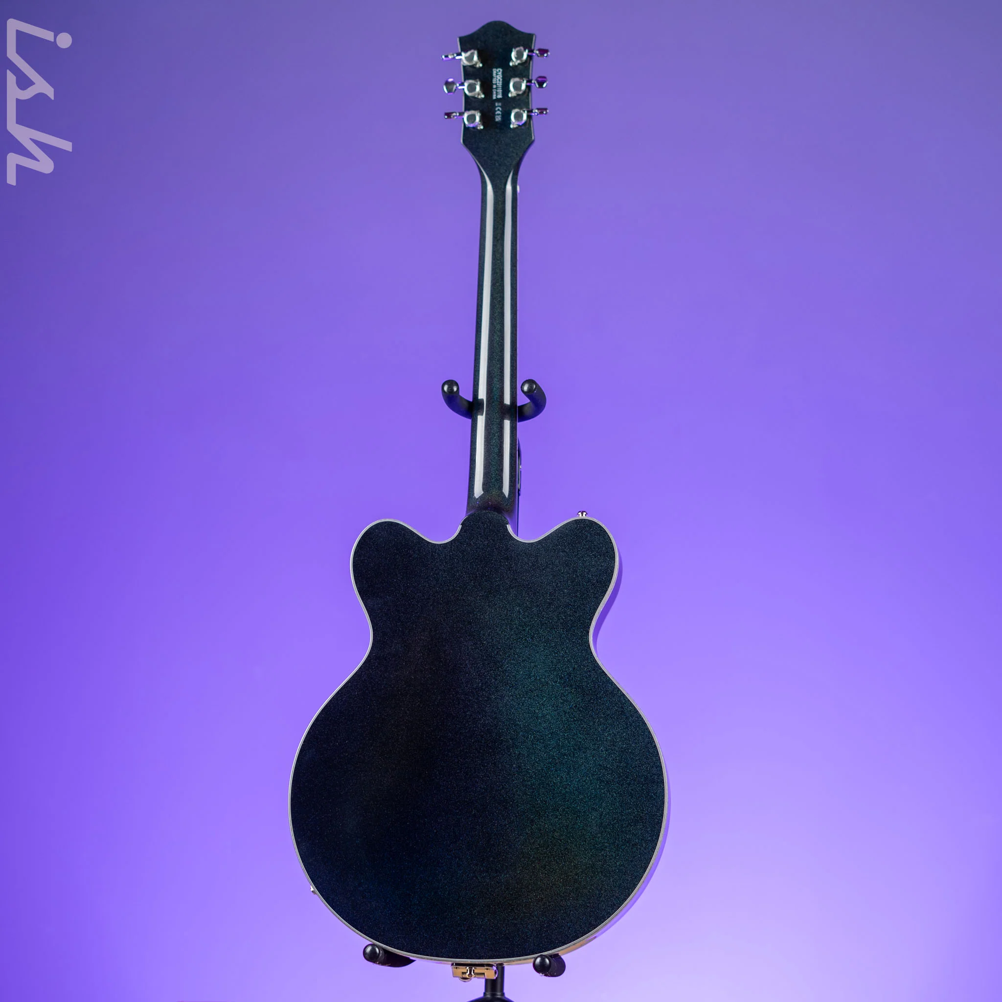 Gretsch Electromatic John Gourley Broadkaster Center Block Iridescent Black Demo - Image 6