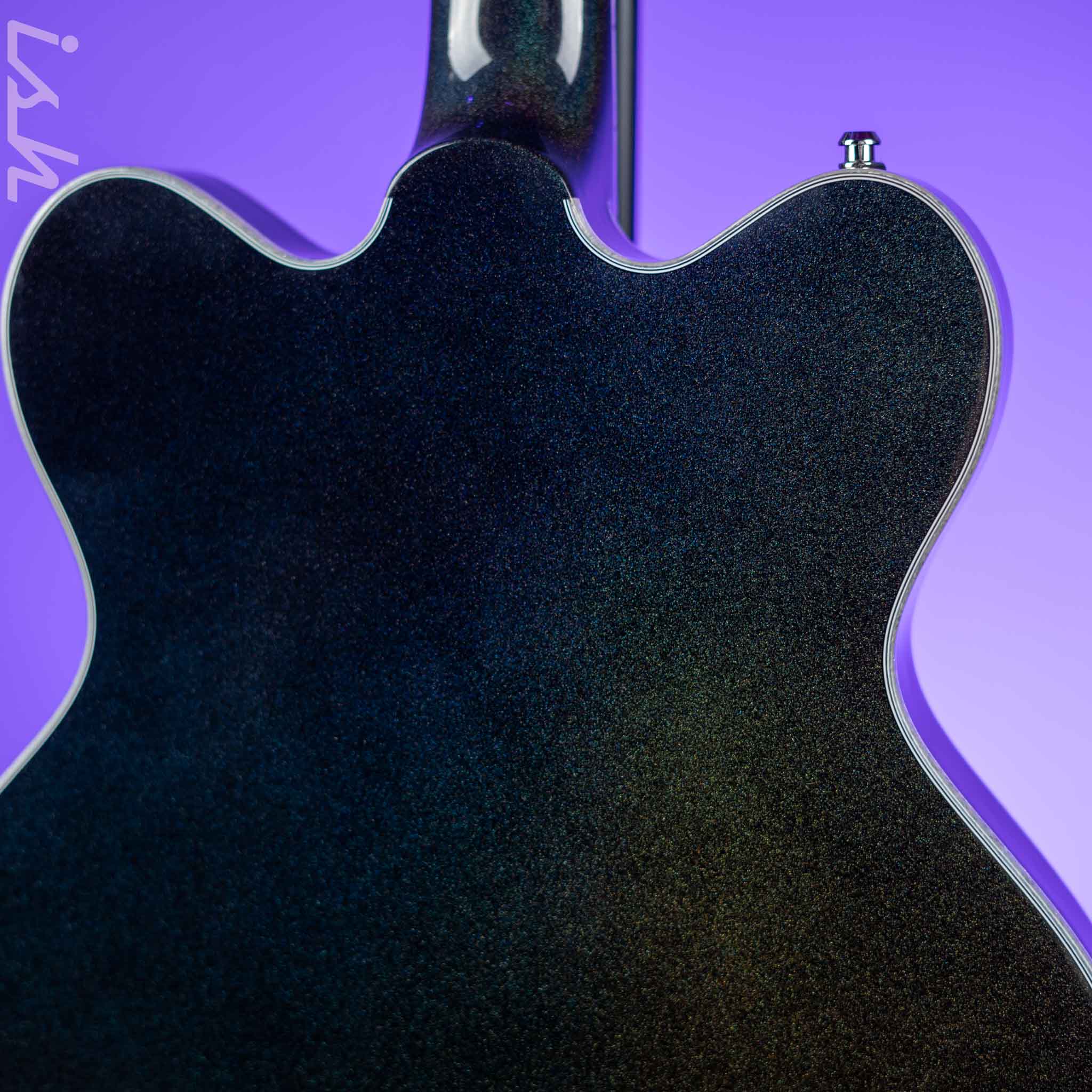 Gretsch Electromatic John Gourley Broadkaster Center Block Iridescent Black Demo - Image 8