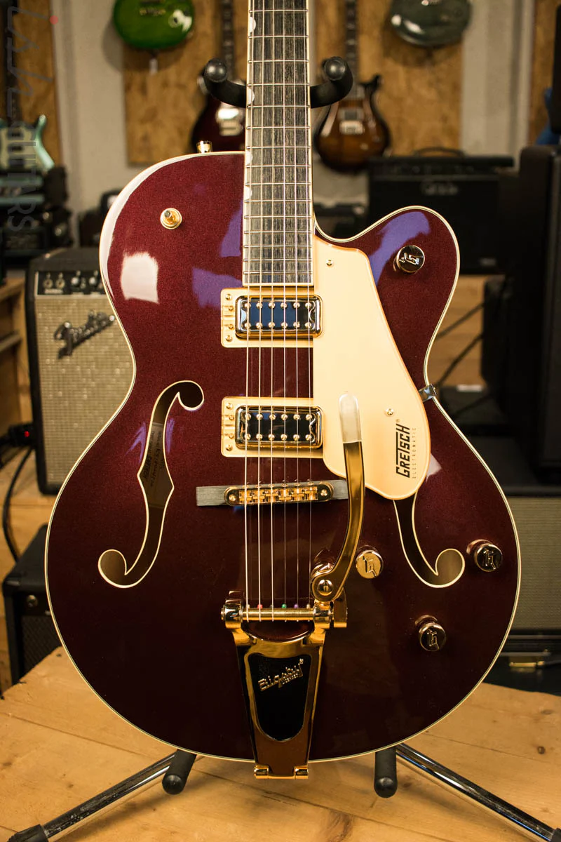 Gretsch G5420TG Electromatic 135th Anniversary LTD - Two Tone Dark Cherry Metallic on Casino Gold