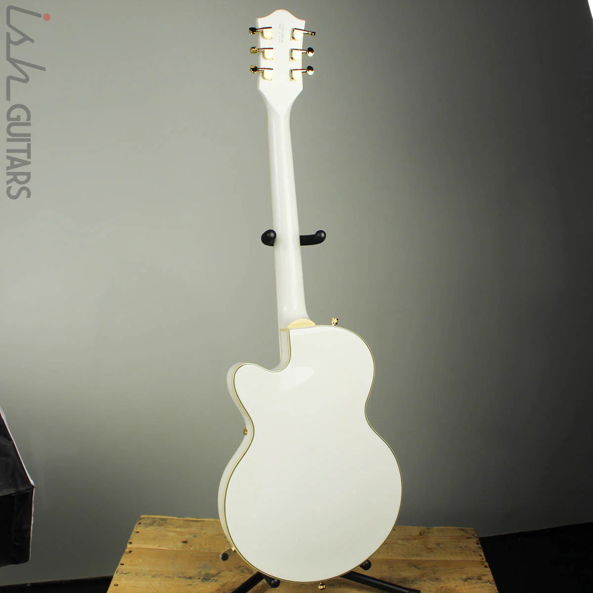 Gretsch G5655TG Limited Edition Electromatic Gold Hardware Snow Crest White - Image 6
