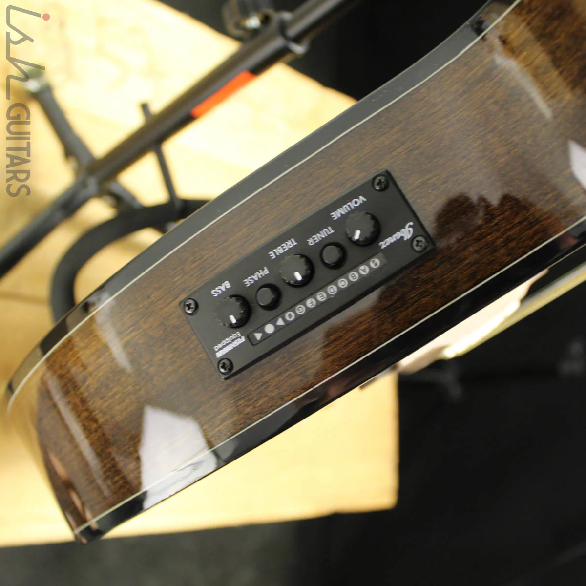 Ibanez AEWC32FM Thinline Amber Sunset Fade B-Stock - Image 5