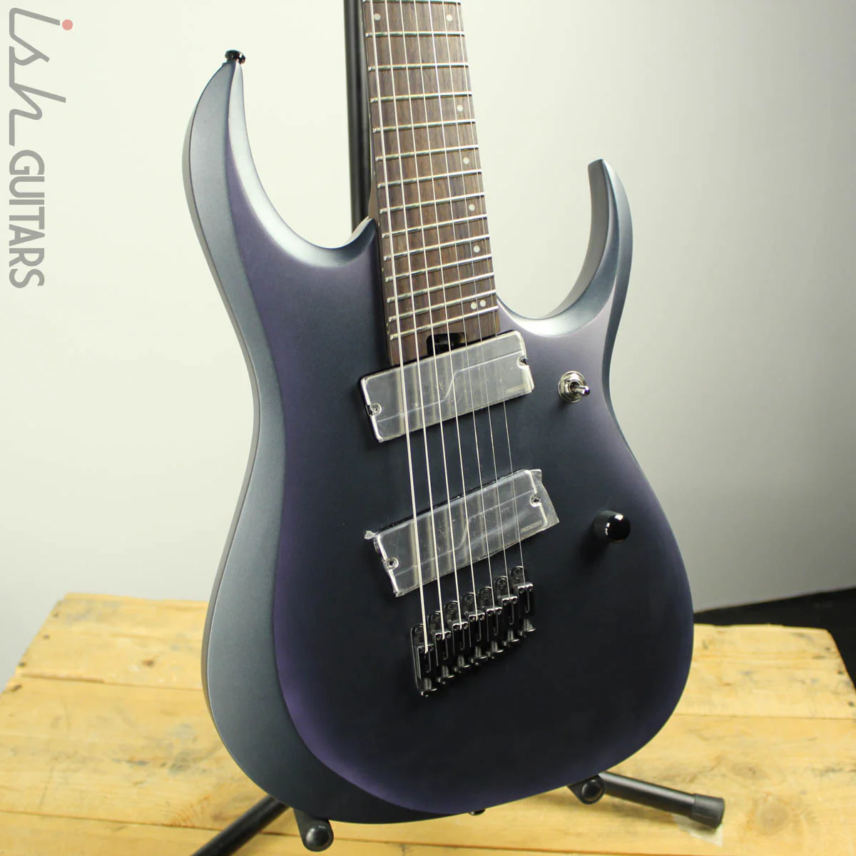 Ibanez Axion Label RGD71ALMS Black Aurora Burst Matte