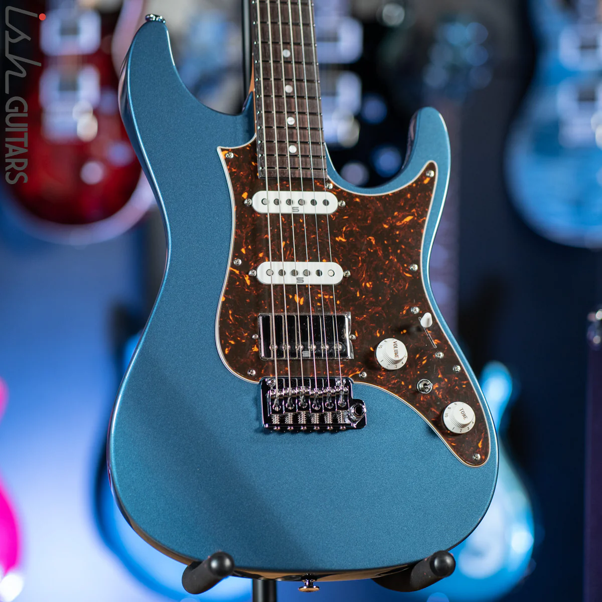 Ibanez AZ2204N Prestige Electric Guitar Prussian Blue Metallic Demo