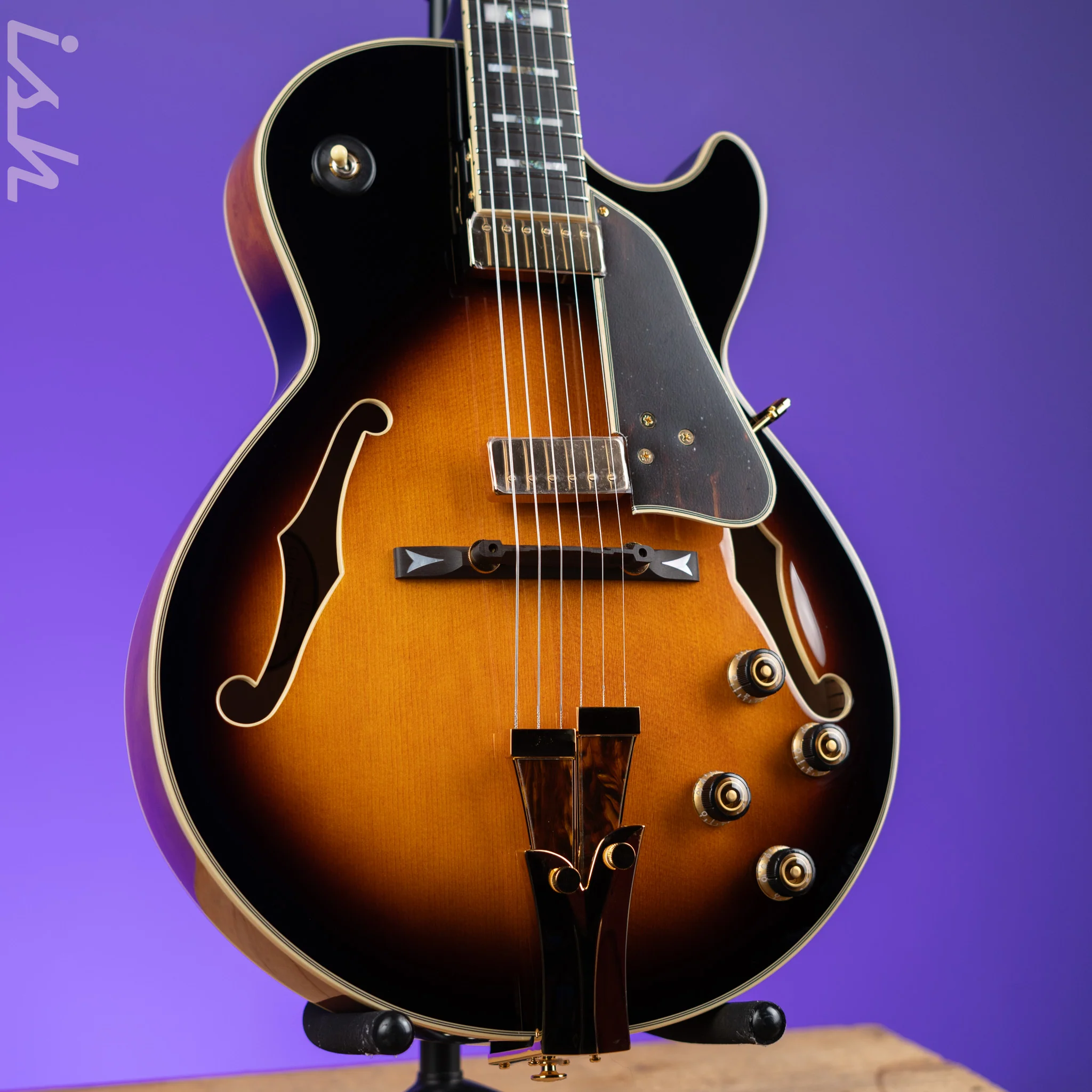 Ibanez GB10 George Benson Signature Hollowbody Brown Sunburst