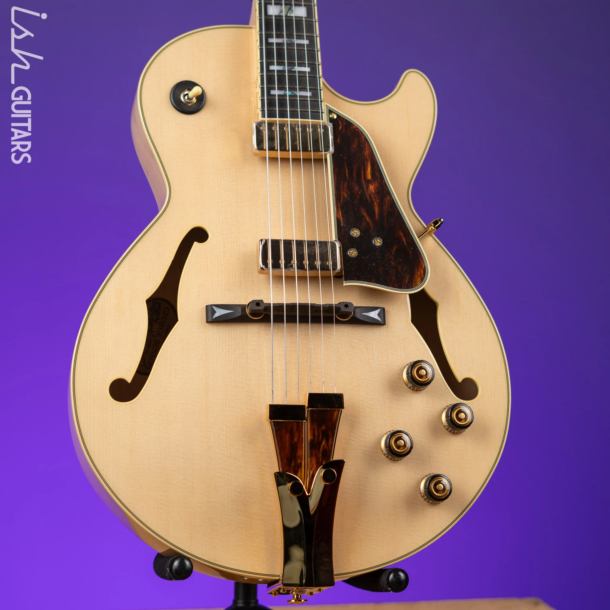 Ibanez GB10 George Benson Signature Hollowbody Electric Guitar Natural