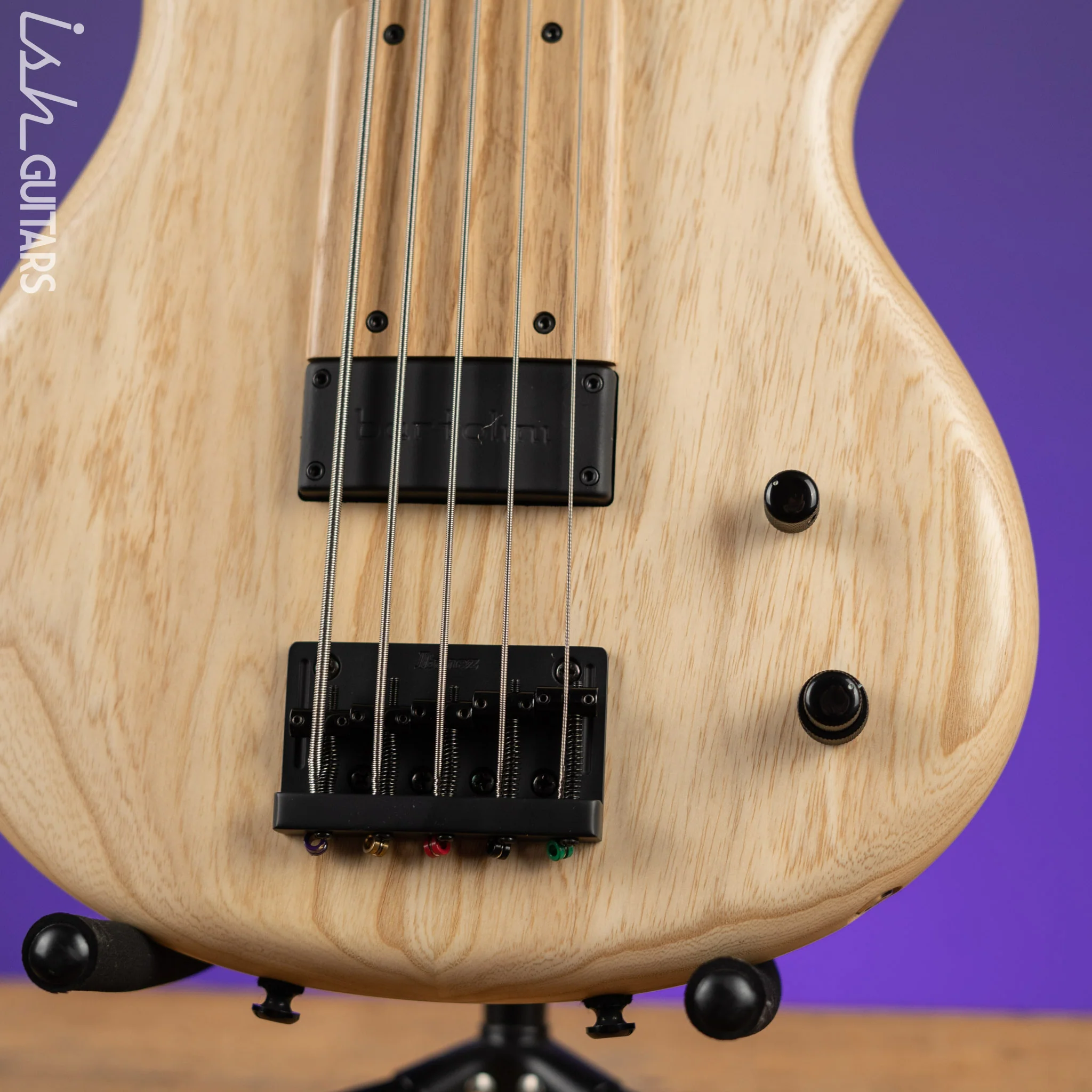 Ibanez GWB1005 Gary Willis Signature 5-String Bass Made in Japan Natural Flat - Image 4