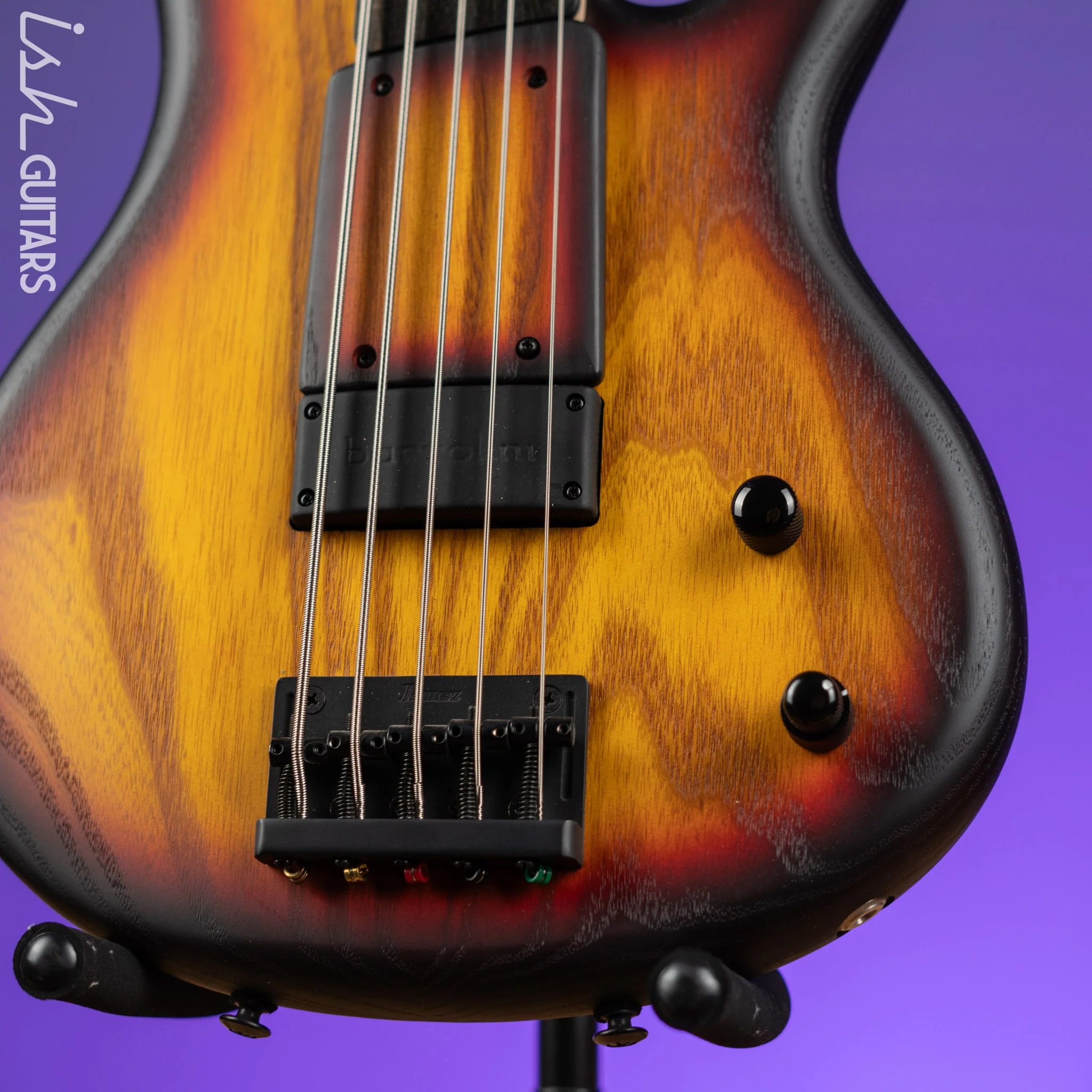 Ibanez GWB205 Gary Willis Signature 5-String Fretless Bass Tequila Sunrise Flat - Image 4