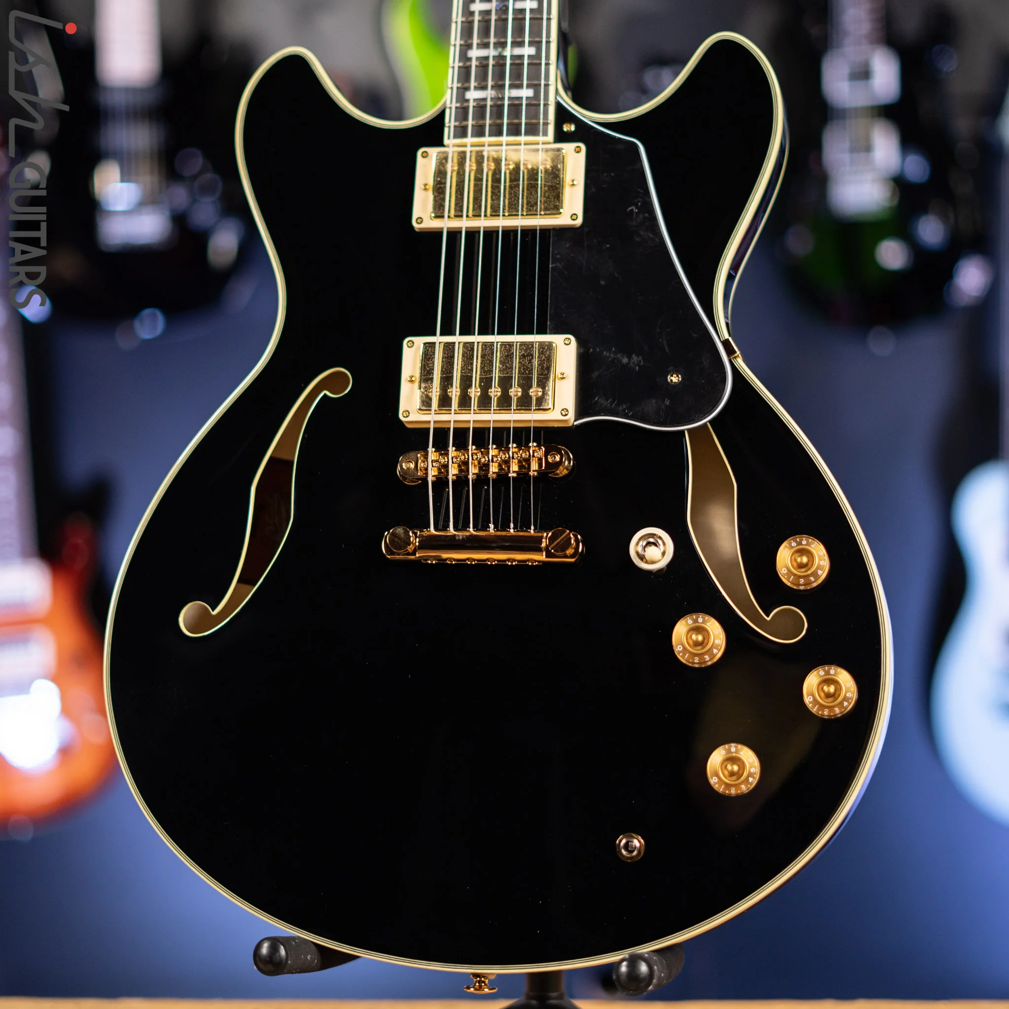 Ibanez JSM20TH John Scofield 20th Anniversary Signature Semi-Hollow Black
