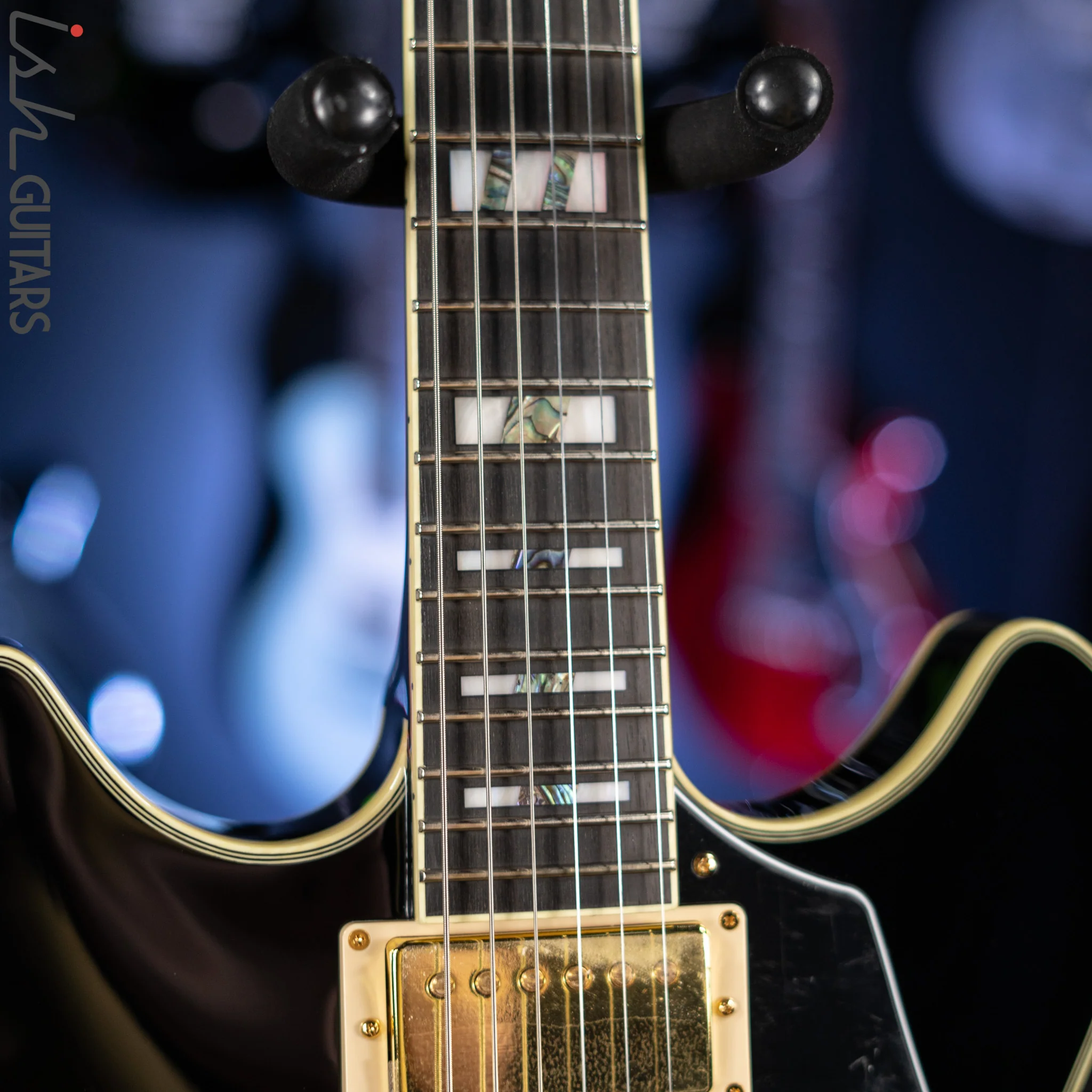 Ibanez JSM20TH John Scofield 20th Anniversary Signature Semi-Hollow Black - Image 5