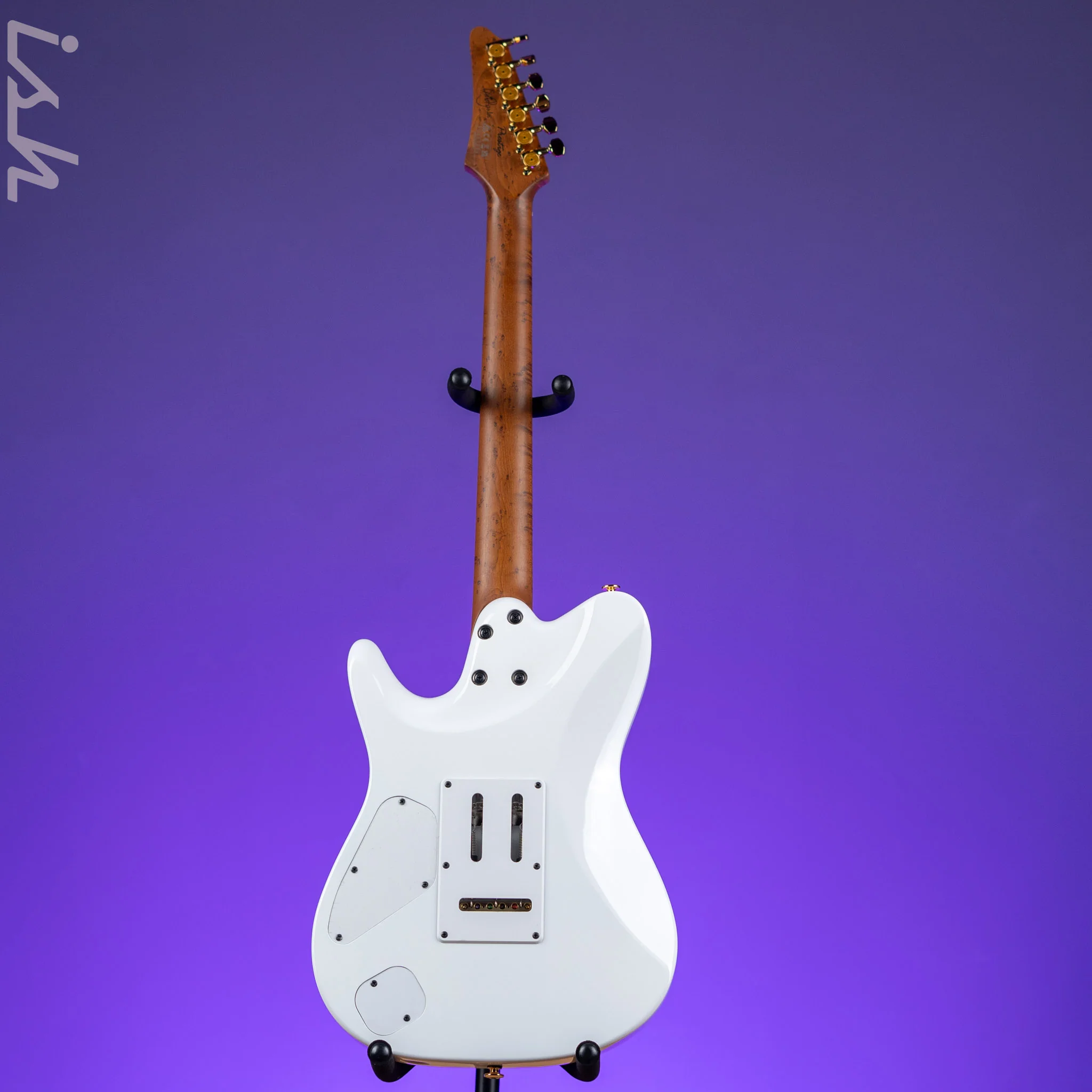 Ibanez LB1 Lari Basilio Signature Prestige Electric Guitar White - Image 6