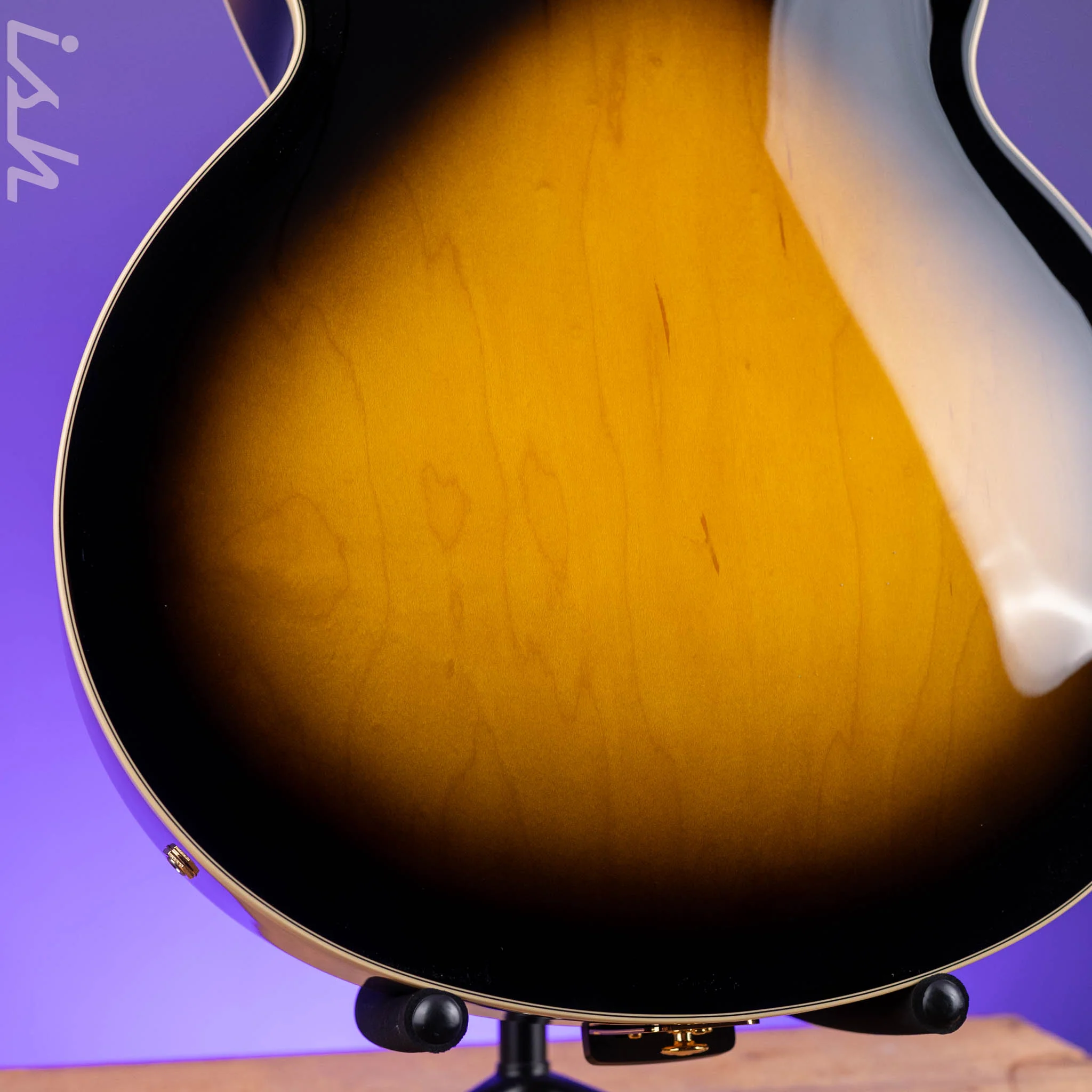 Ibanez LGB300 Hollowbody George Benson Vintage Yellow Sunburst Demo - Image 9
