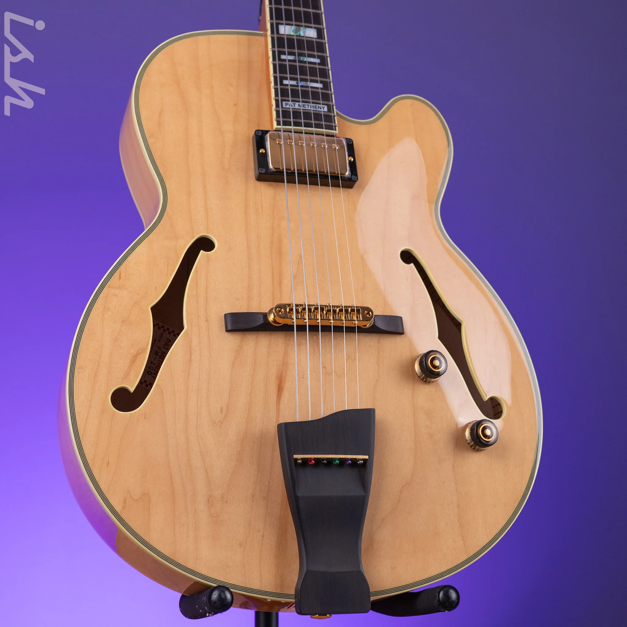 Ibanez PM200 Pat Metheny Signature Hollowbody Natural Demo