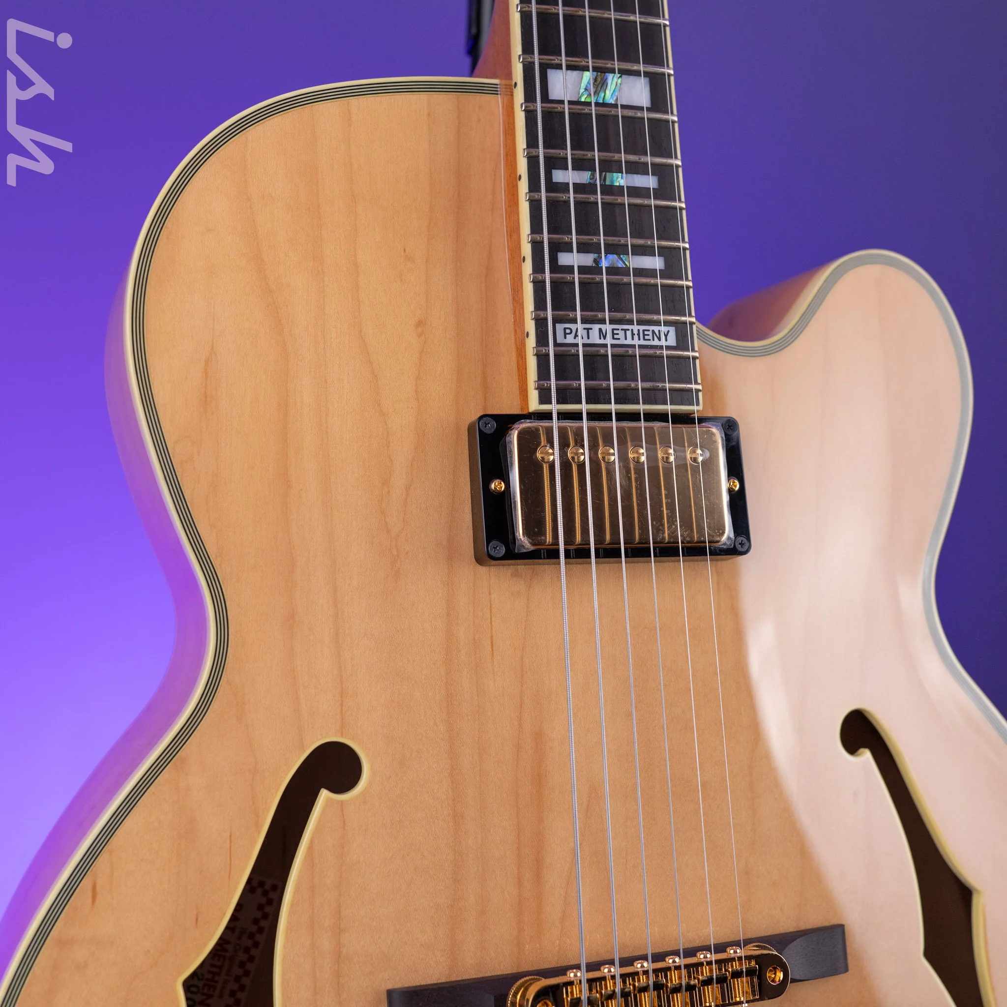 Ibanez PM200 Pat Metheny Signature Hollowbody Natural Demo - Image 3