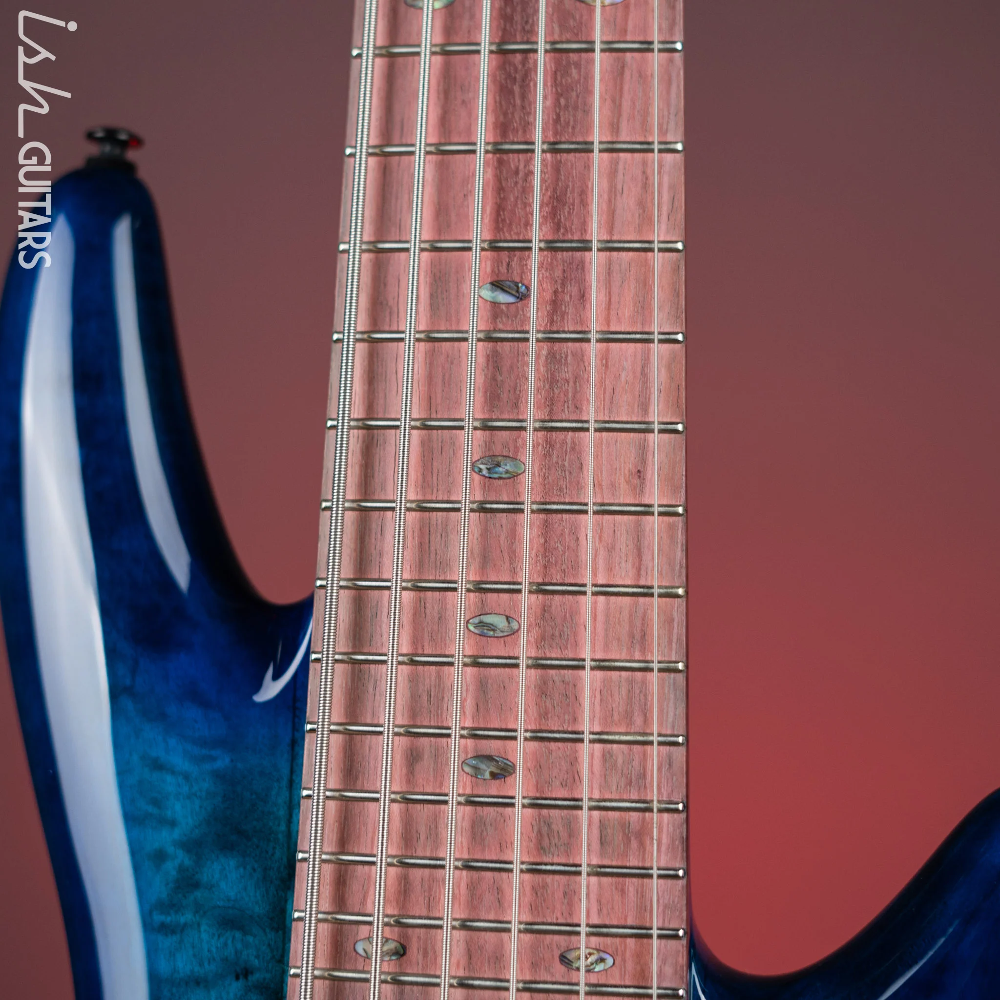 Ibanez Premium ANB306 Adam Nitti Signature 6-String Bass Blue Burst Gloss - Image 5